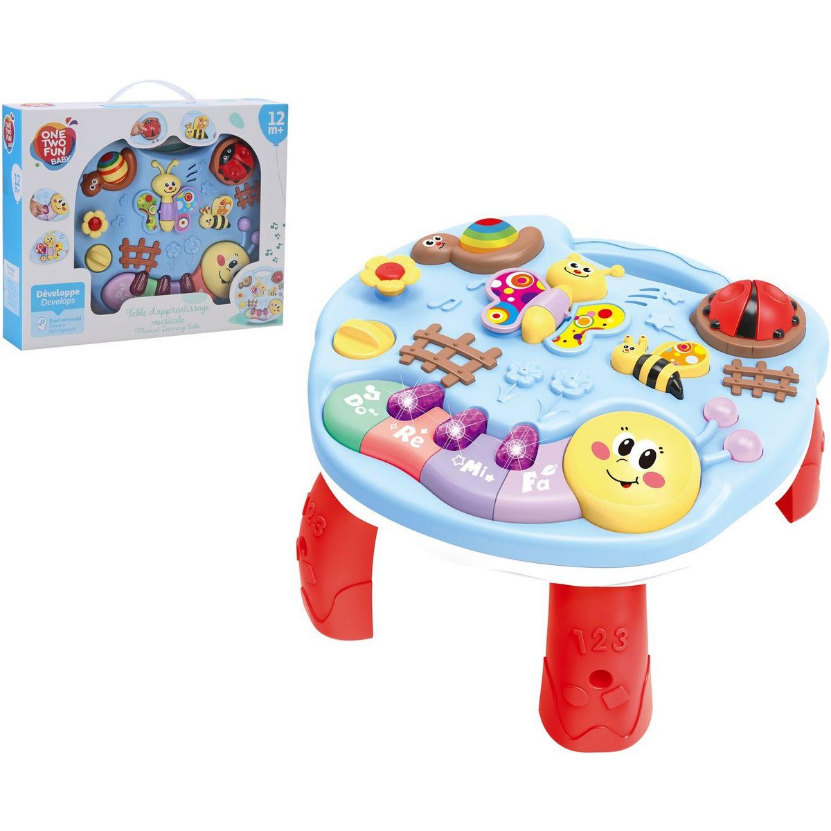 ONE TWO FUN Table d'apprentissage musicale