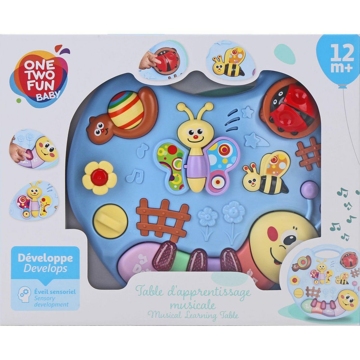 ONE TWO FUN Table d'apprentissage musicale