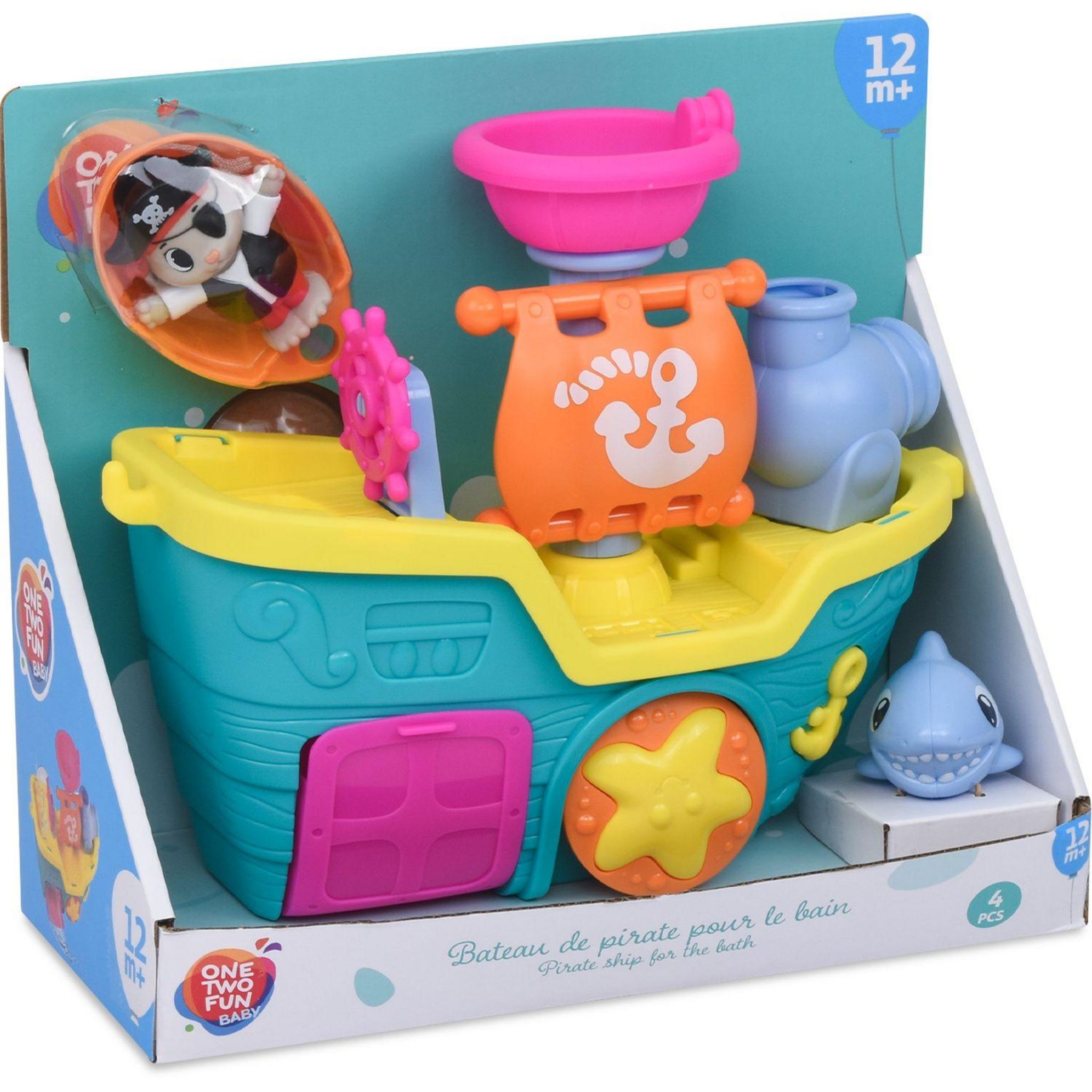 Voir la diapositive 8 : ONE TWO FUN Bateau de pirate pour le bain