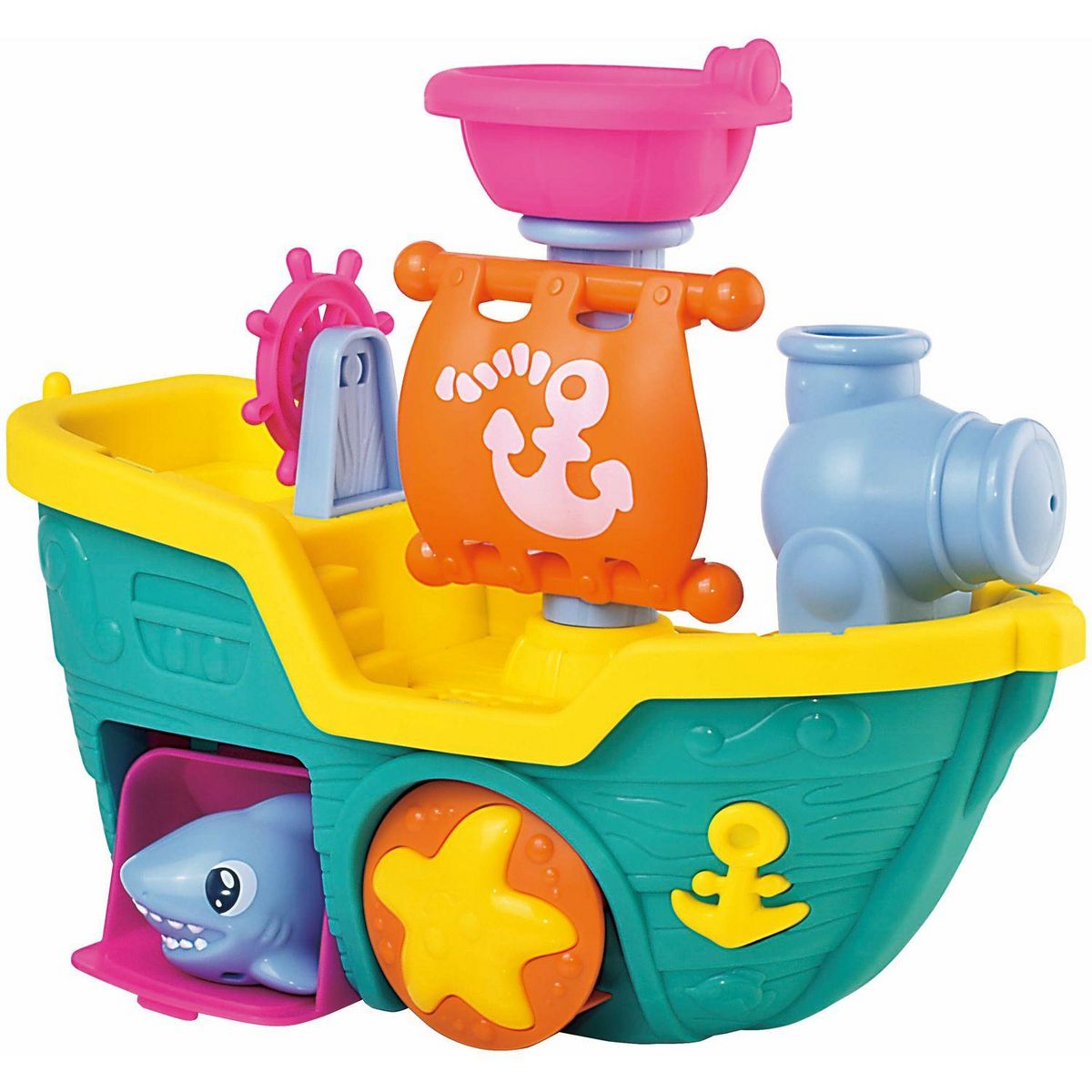 ONE TWO FUN Bateau de pirate pour le bain