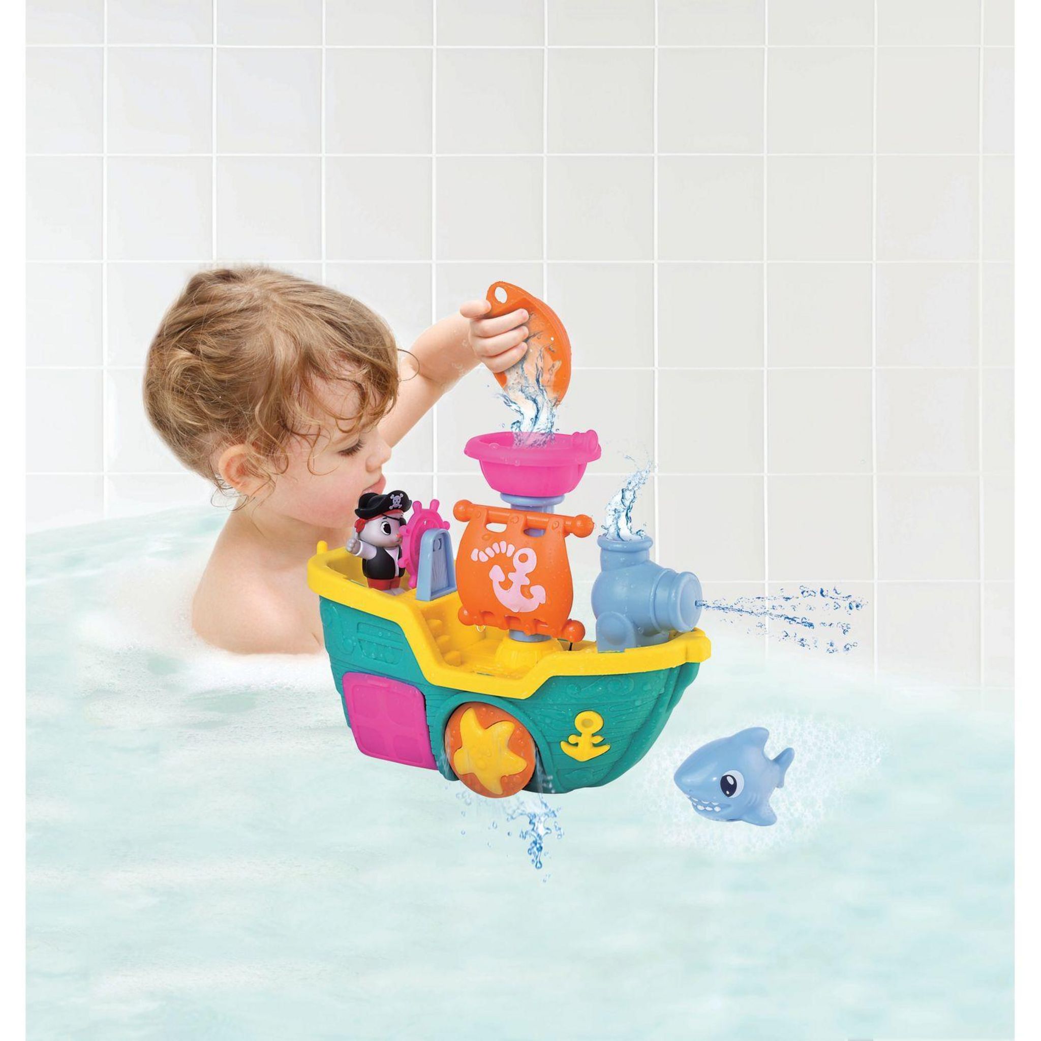 Voir la diapositive 3 : ONE TWO FUN Bateau de pirate pour le bain