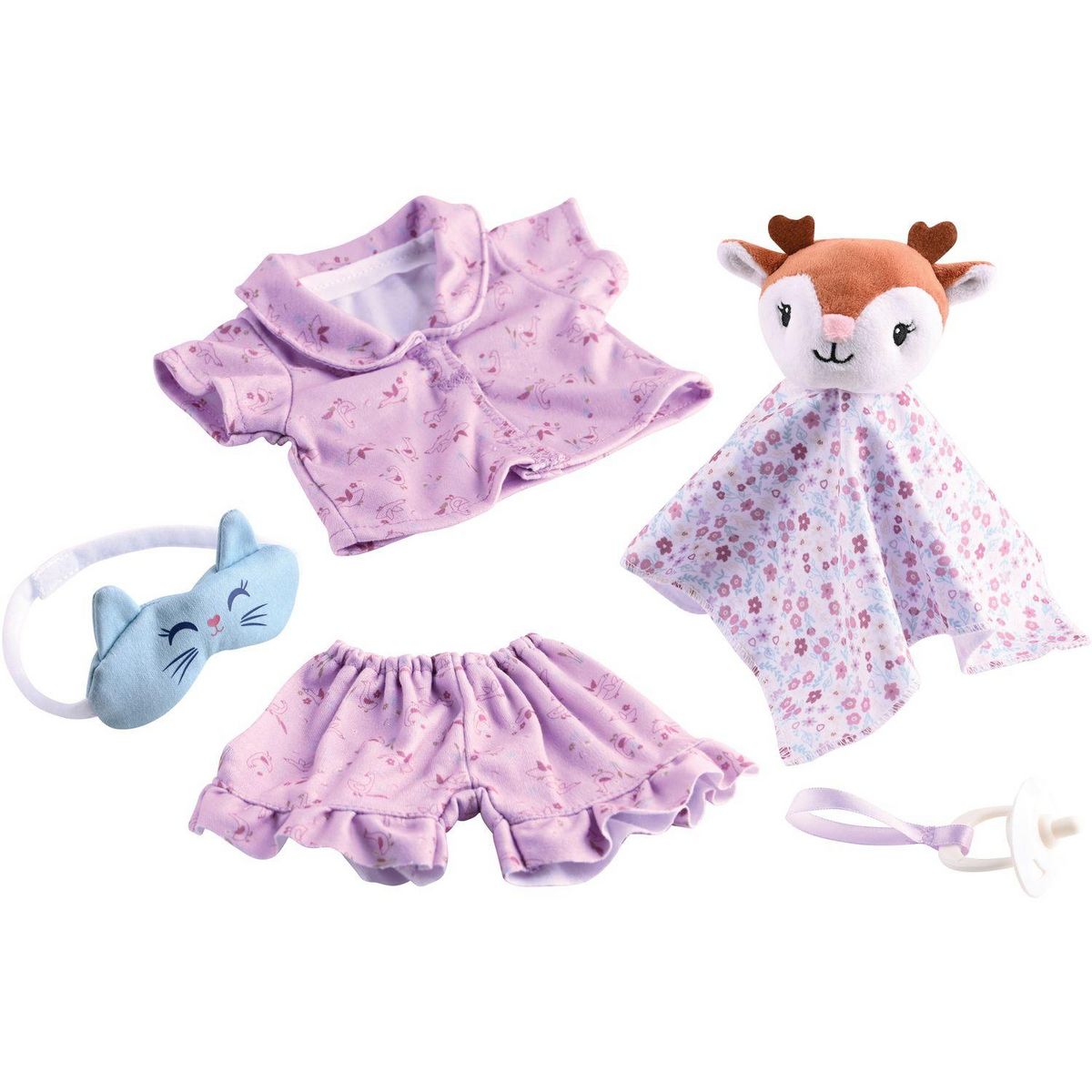 ONE TWO FUN Set du coucher pour poupée