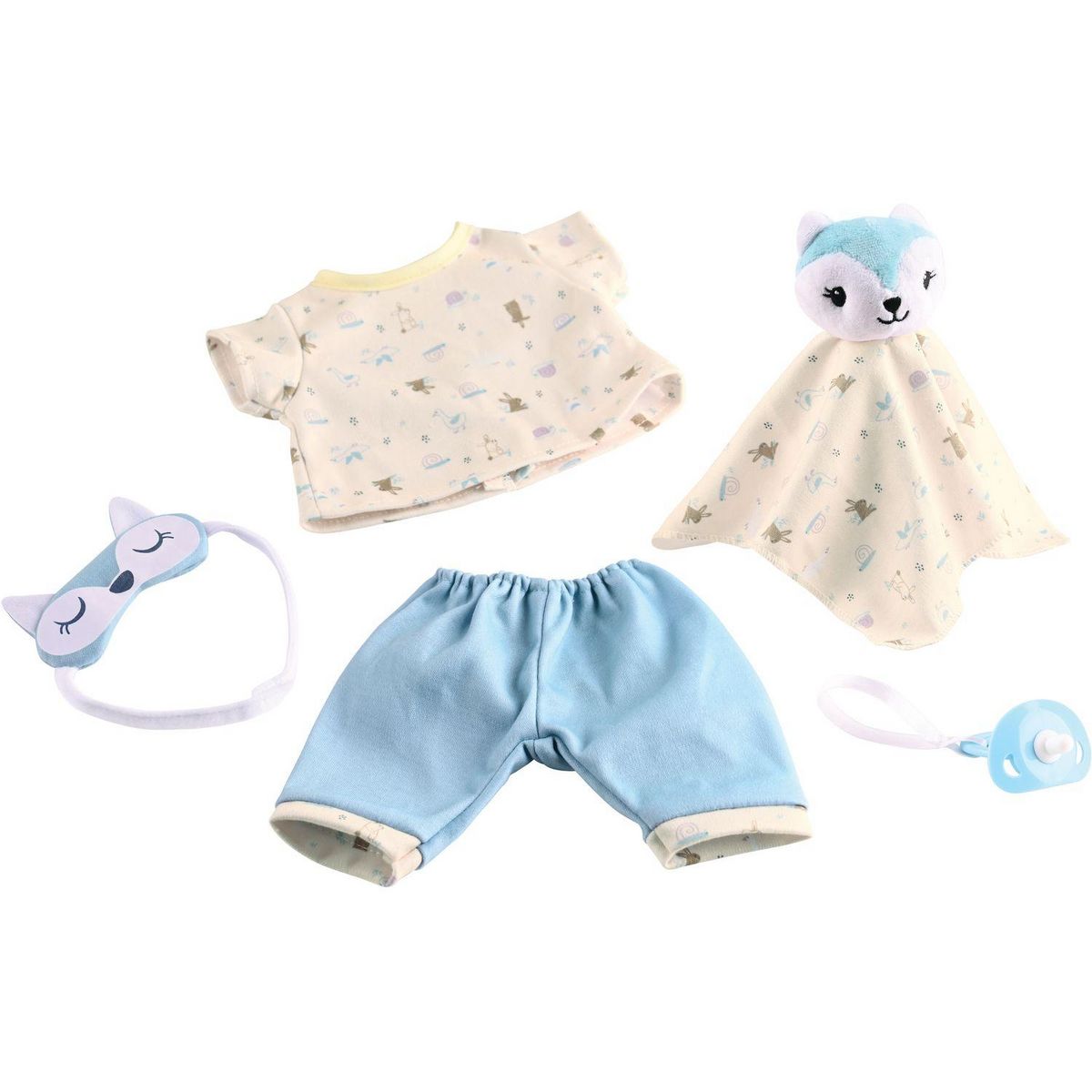 ONE TWO FUN Set du coucher pour poupée