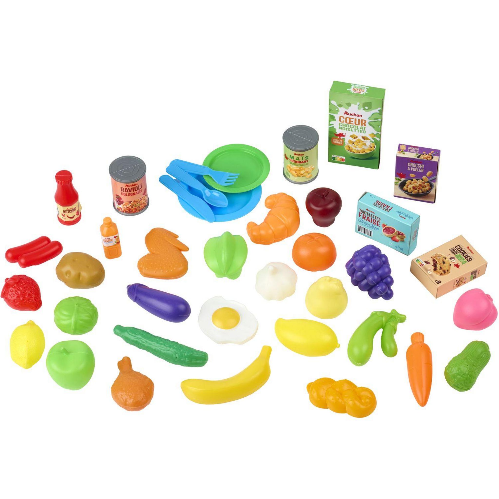 Voir la diapositive 4 : ONE TWO FUN Mon panier de courses Auchan