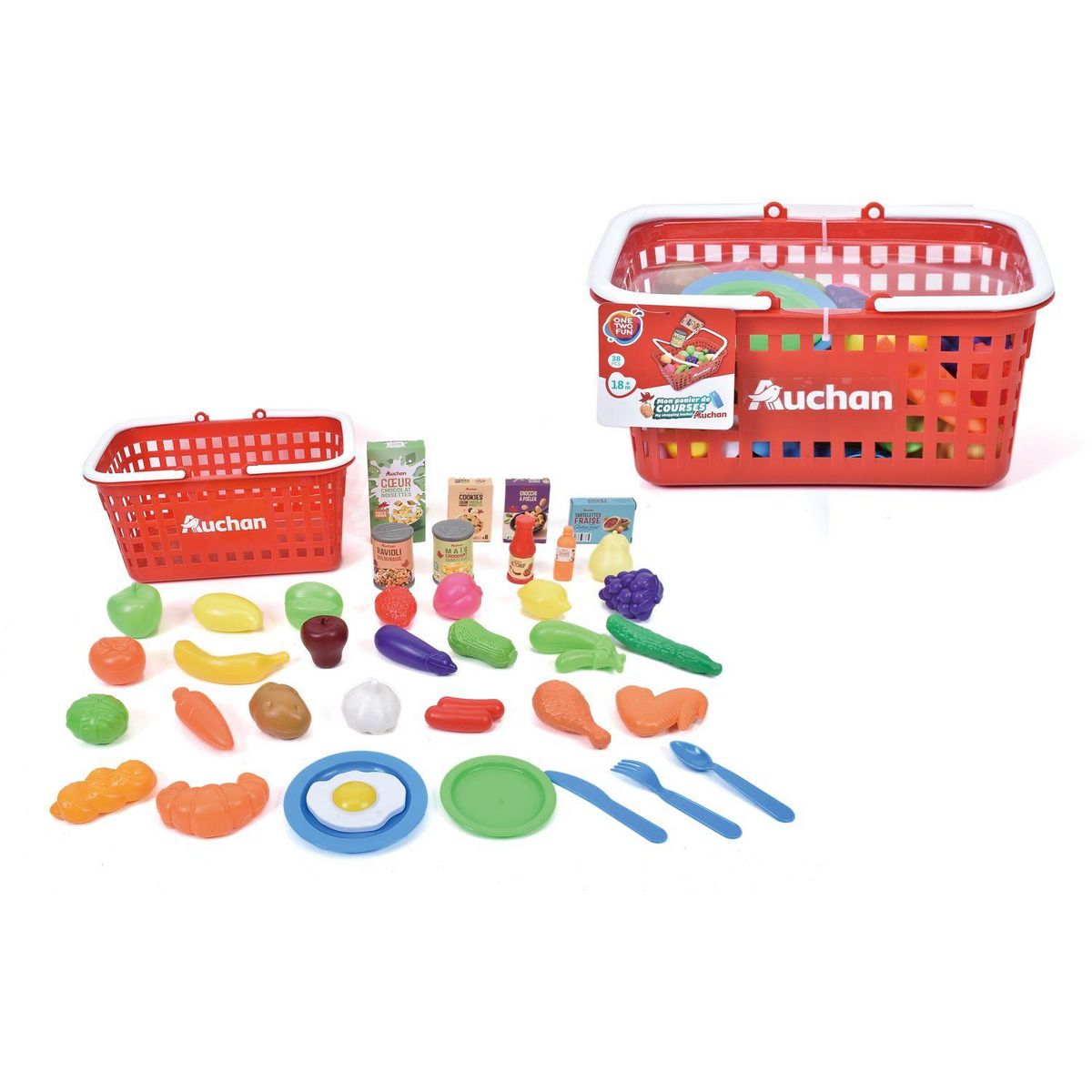 ONE TWO FUN Mon panier de courses Auchan