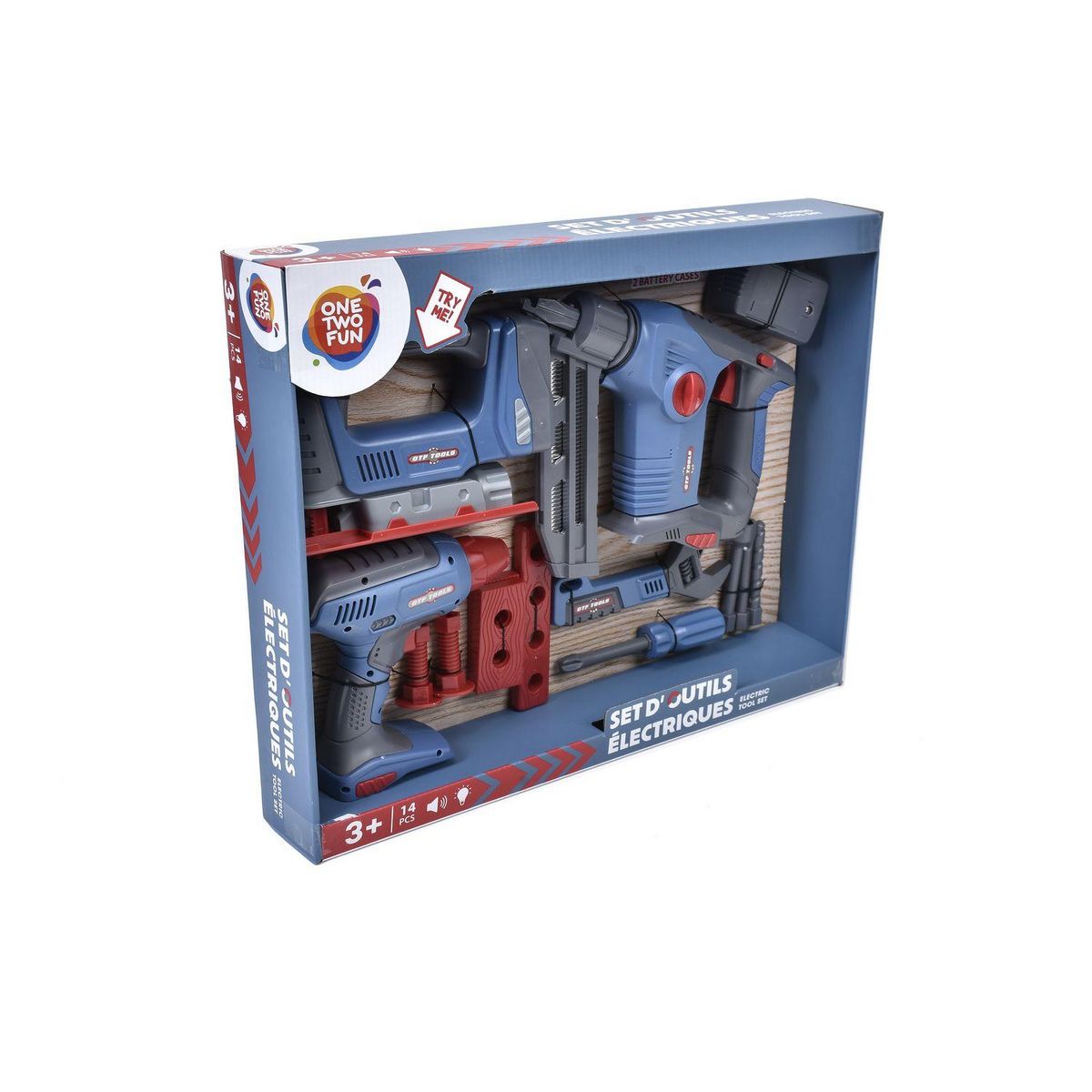 ONE TWO FUN Set d'outils électriques