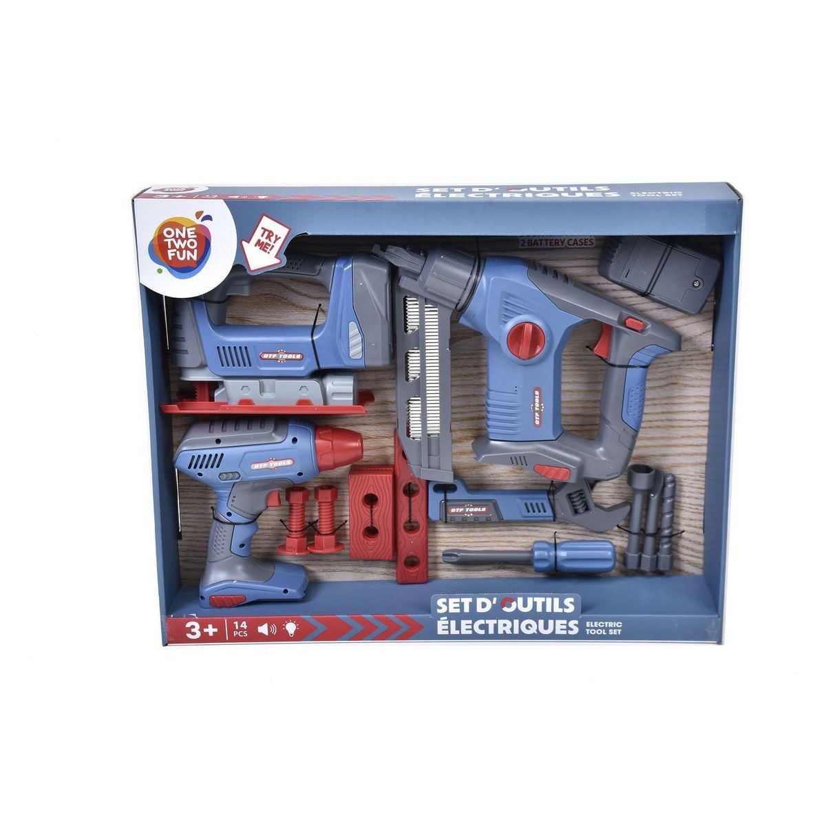 ONE TWO FUN Set d'outils électriques