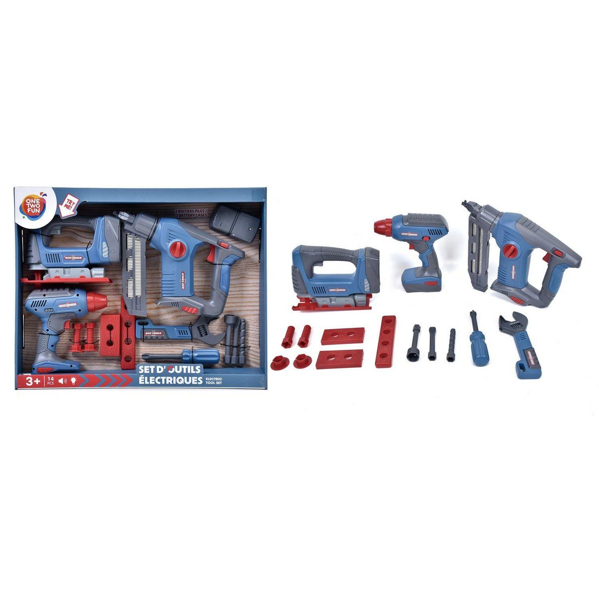 ONE TWO FUN Set d'outils électriques