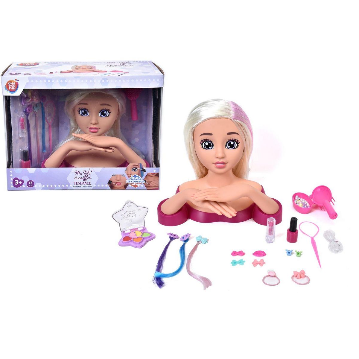 ONE TWO FUN Ma tête à coiffer Tendance
