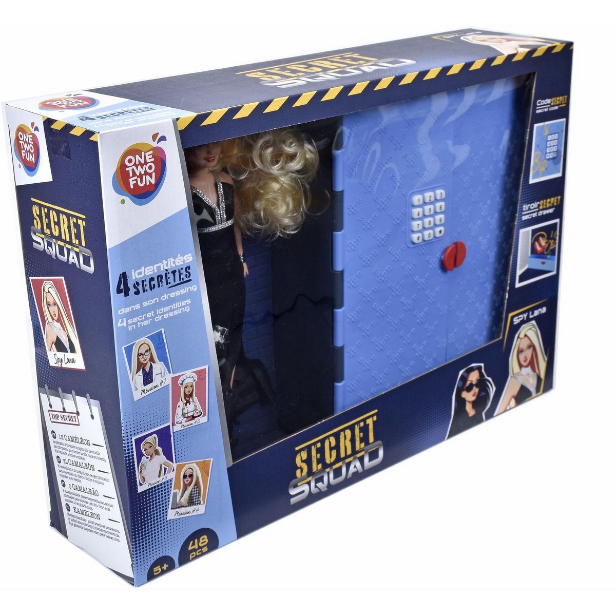 ONE TWO FUN Set dressing avec poupée - Secret squad