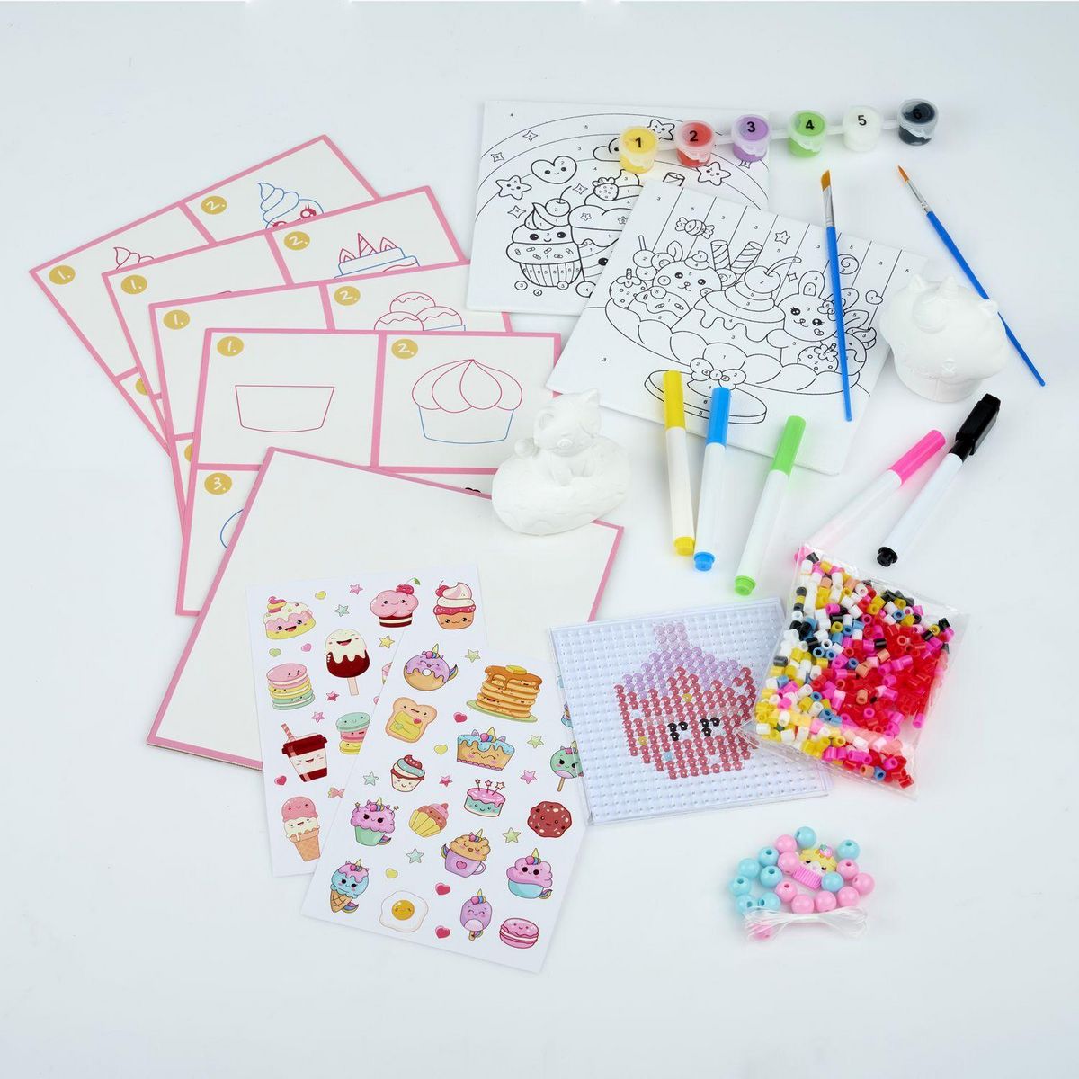 ONE TWO FUN Mallette créative Kawaii ou Animalerie