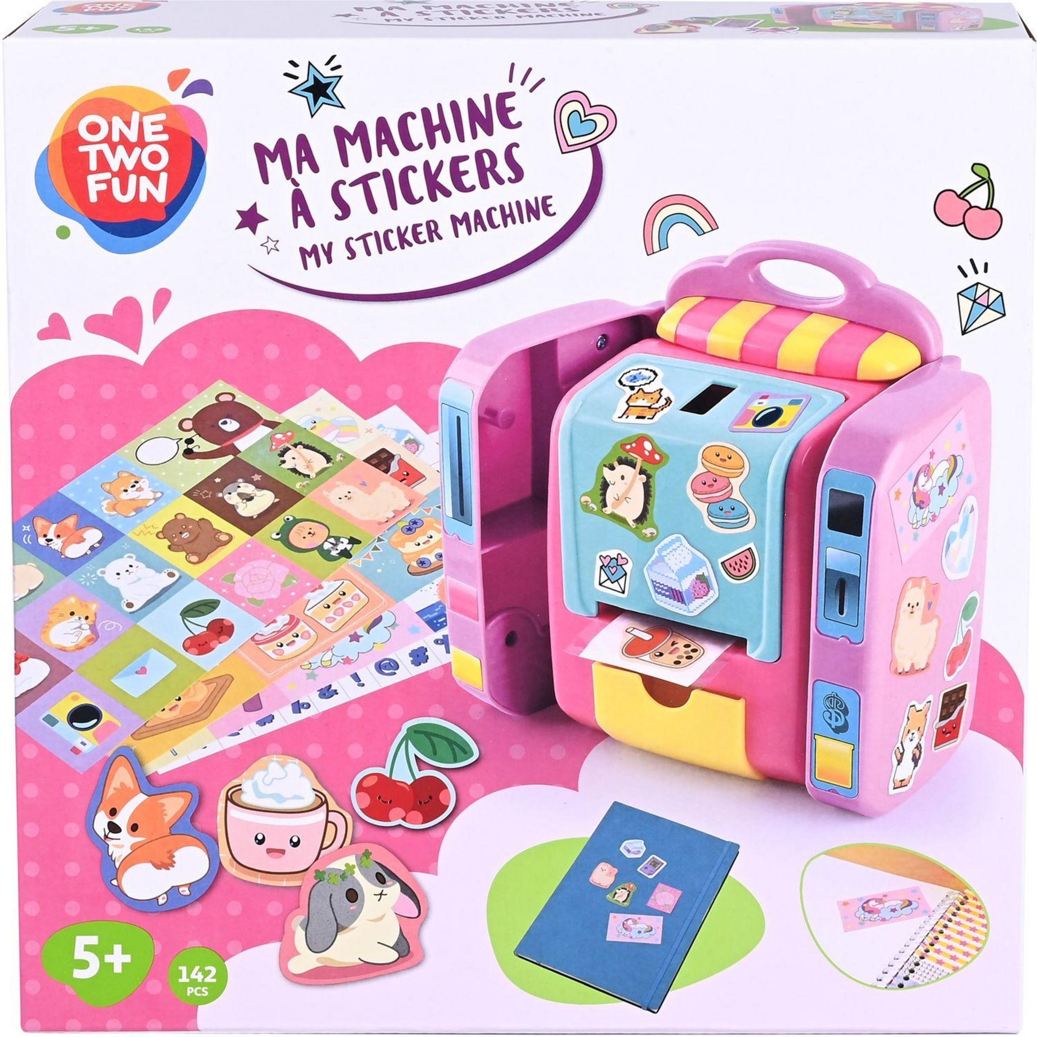 Voir la diapositive 3 : ONE TWO FUN Machine à stickers