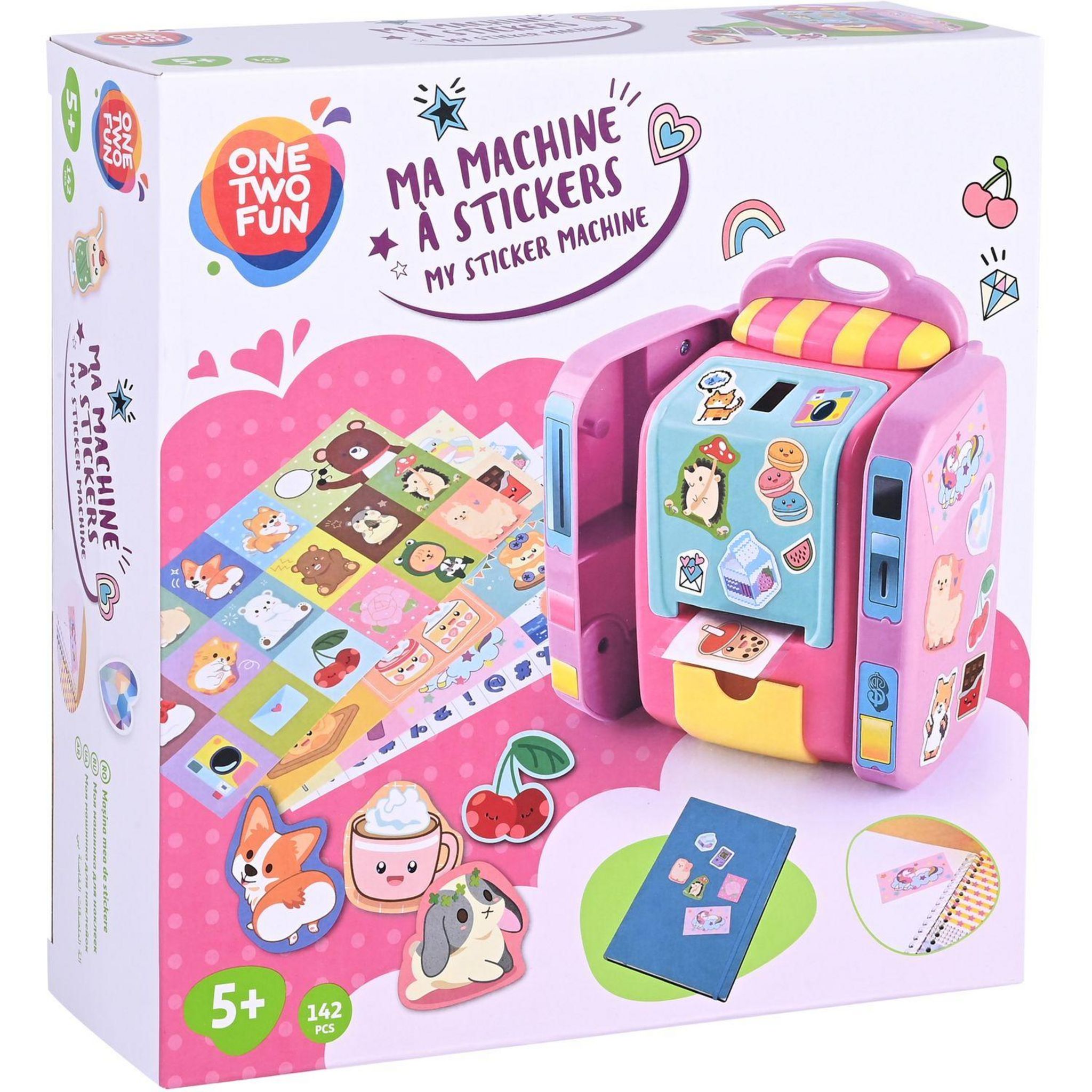 Voir la diapositive 4 : ONE TWO FUN Machine à stickers