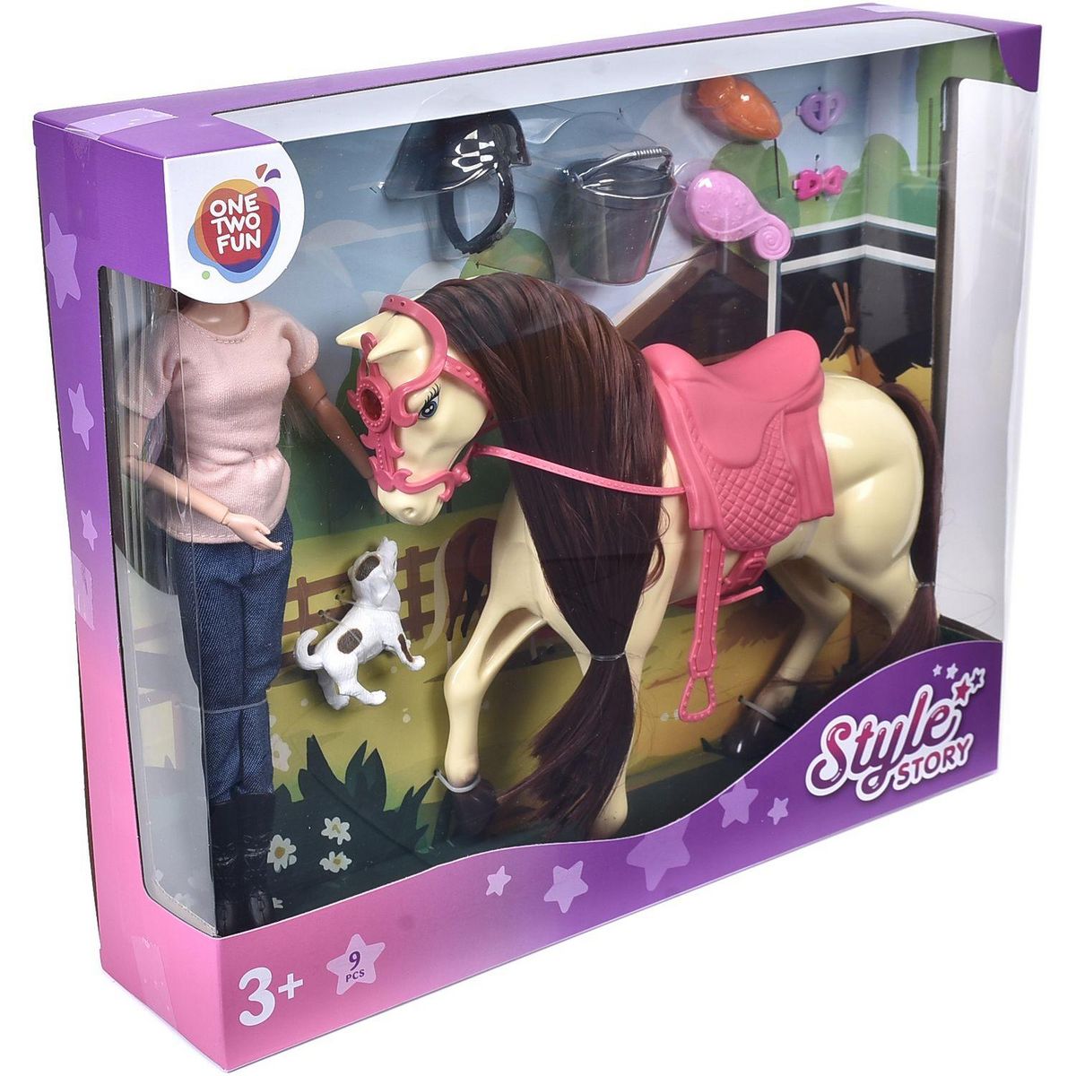ONE TWO FUN Mon set de jeu équestre - Style story
