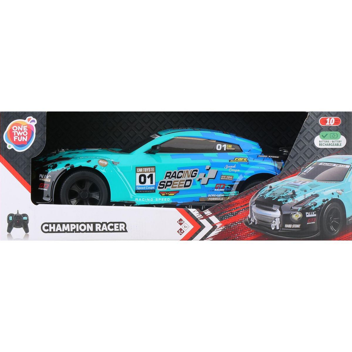ONE TWO FUN Voiture télécommandée - Champion racer
