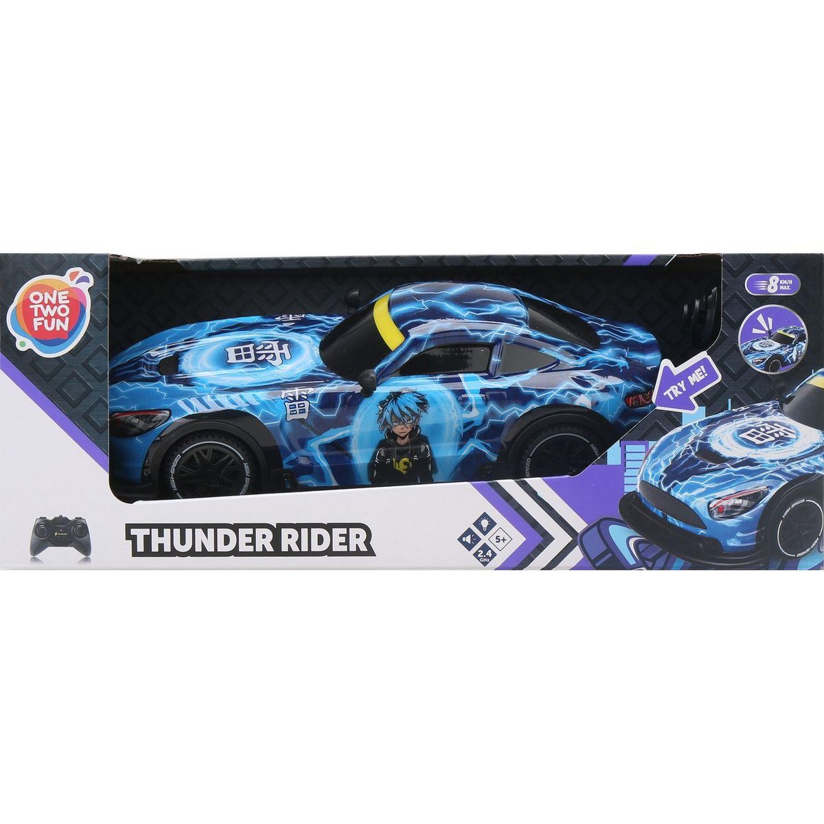 ONE TWO FUN Voiture télécommandée - Thunder rider