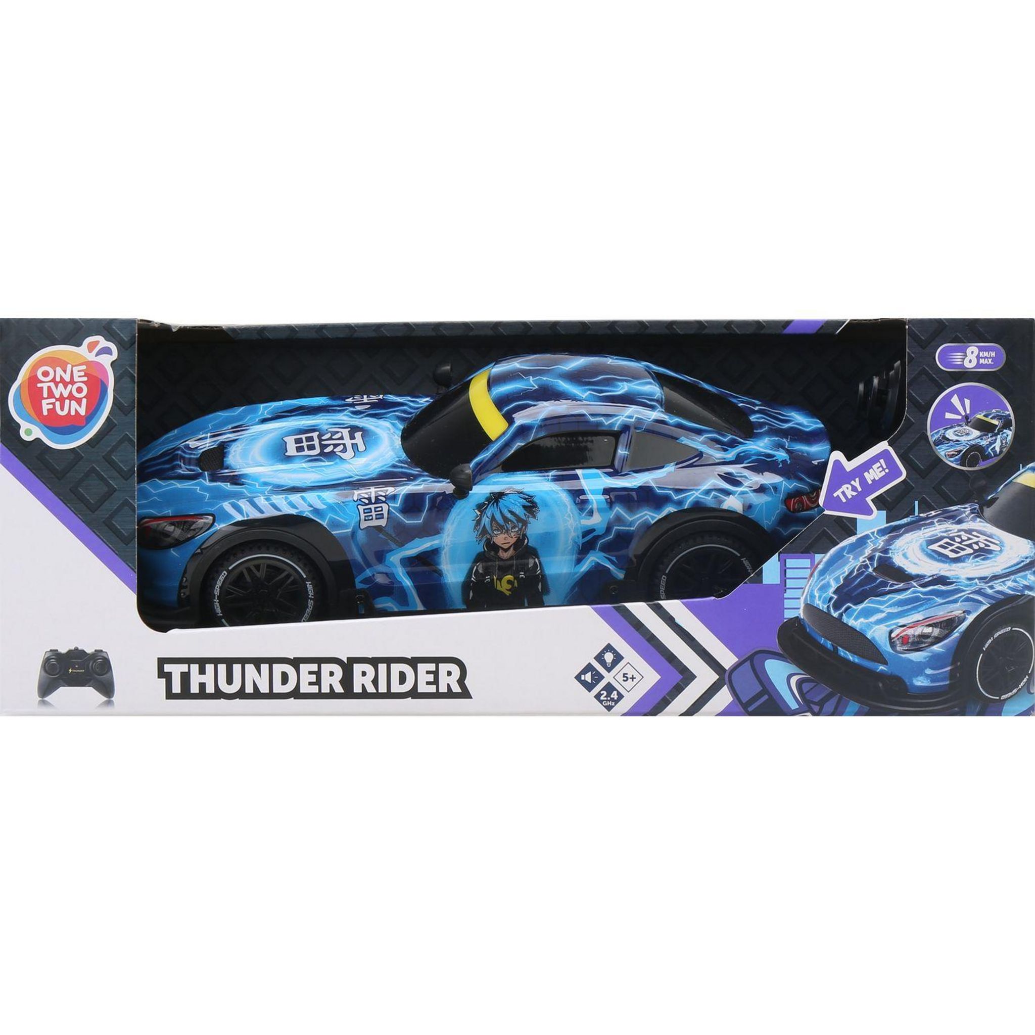 Voir la diapositive 4 : ONE TWO FUN Voiture télécommandée - Thunder rider