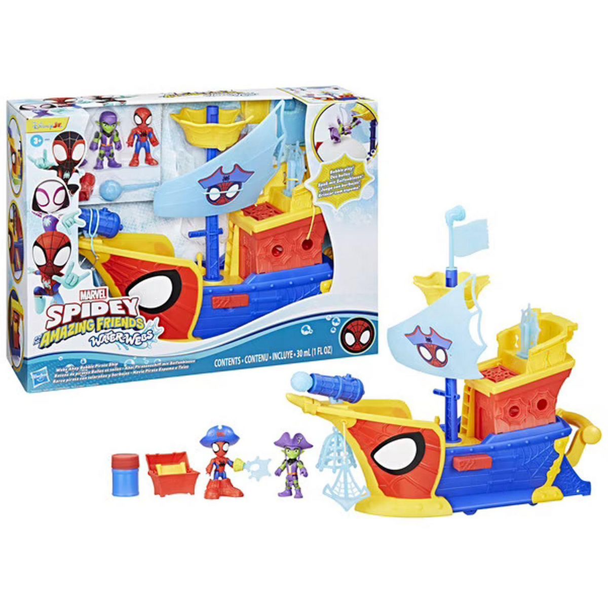 DISNEY Figurine de Bateau Pirate Spidey Waterwebs