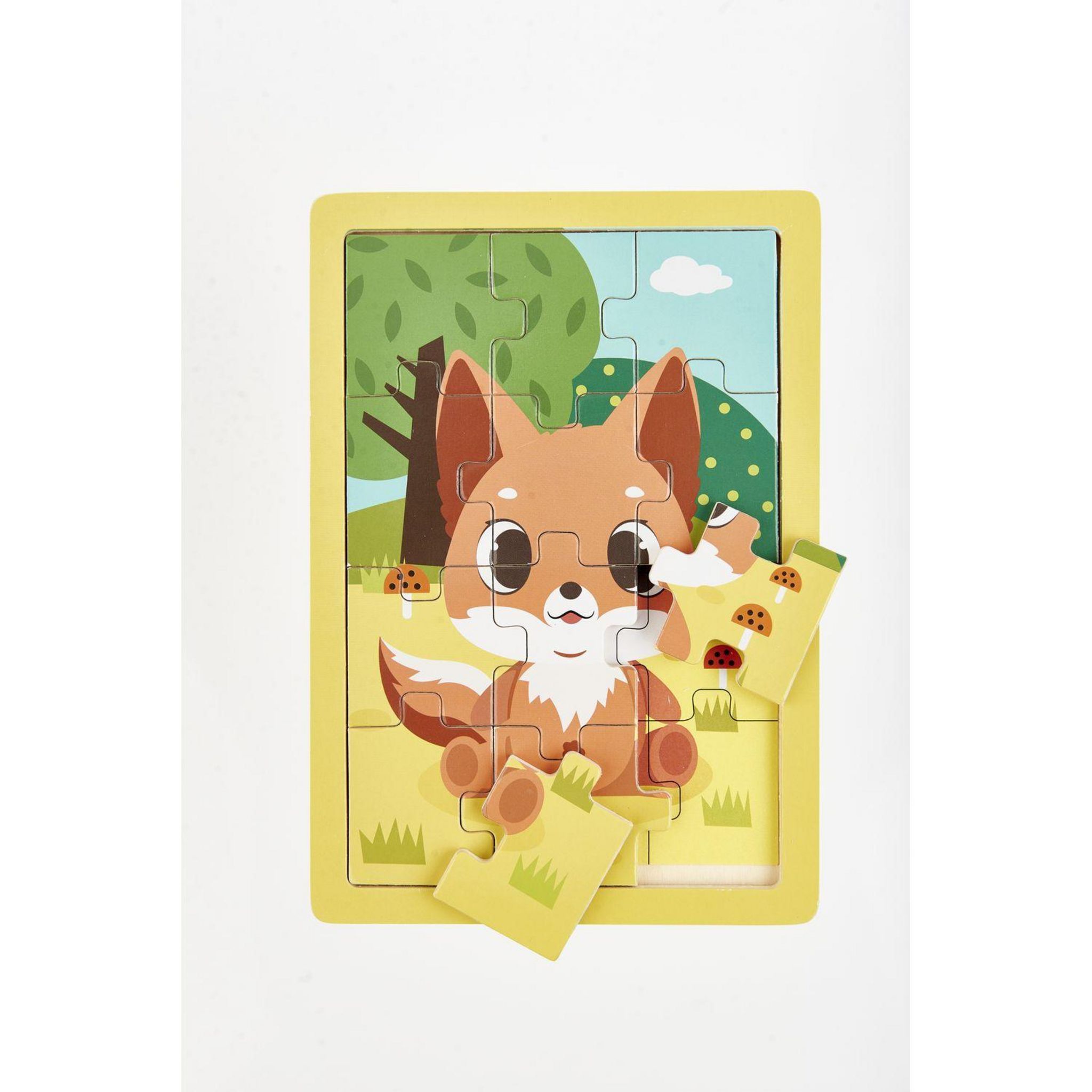 Voir la diapositive 7 : ONE TWO FUN Puzzle en bois Animal 12 pièces