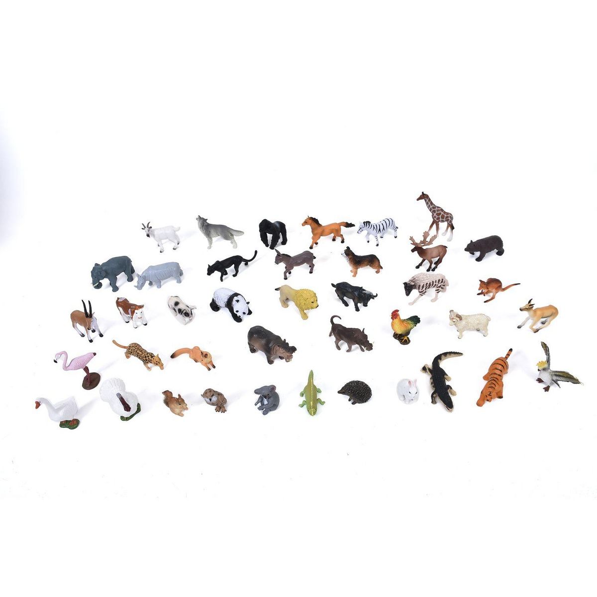 ONE TWO FUN Set d'animaux 40 pièces