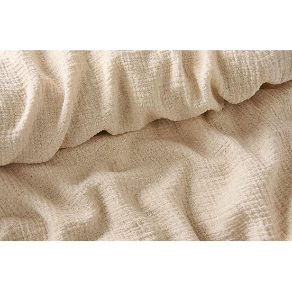 ACTUEL Parure de couette gaze de coton DOREEN