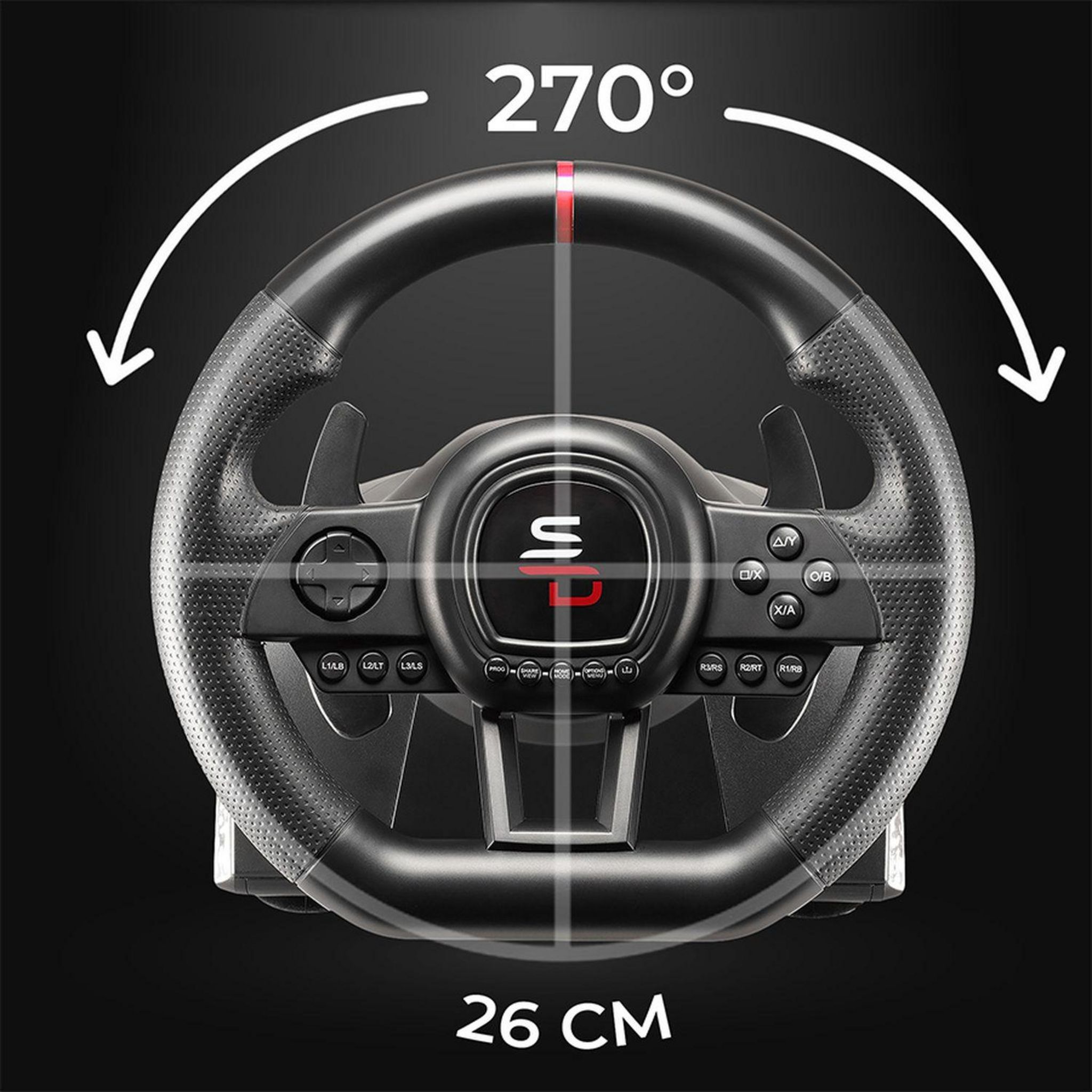 Voir la diapositive 3 : Volant Superdrive Gs650-x avec Pédalier et Levier de Vitesse Multiplateforme