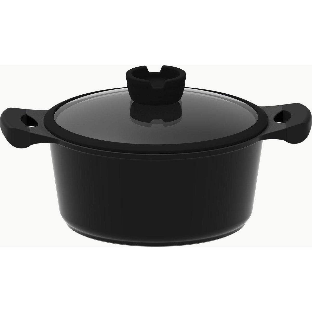 ACTUEL Faitout 24 cm aluminium avec couvercle tous feux dont induction