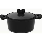 ACTUEL Faitout 24 cm aluminium avec couvercle tous feux dont induction