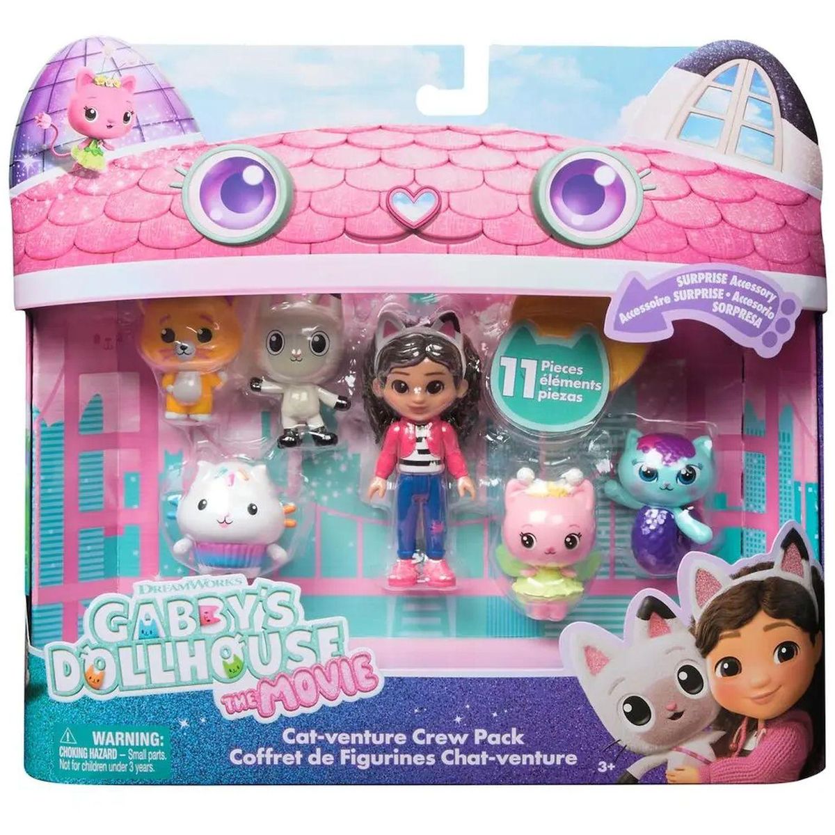 SPIN MASTER Coffret de Figurines Deluxe Gabby et la Maison Magique Le Film