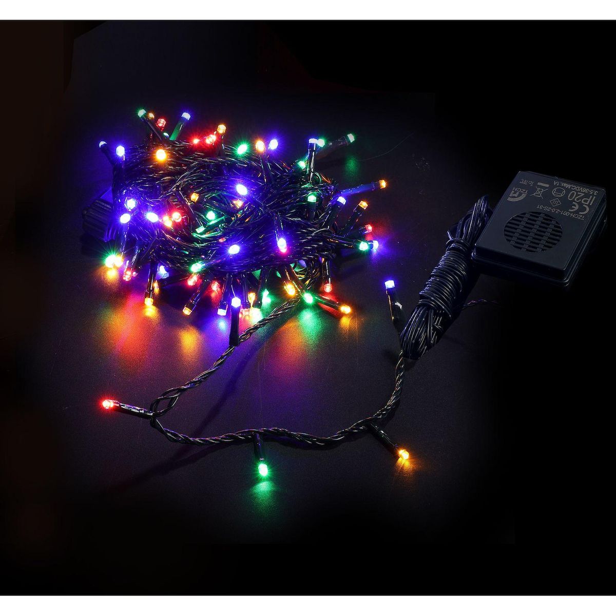 ACTUEL ACTUEL Guirlande Intérieur 200 LED Multicolore 10m 8 fonctions