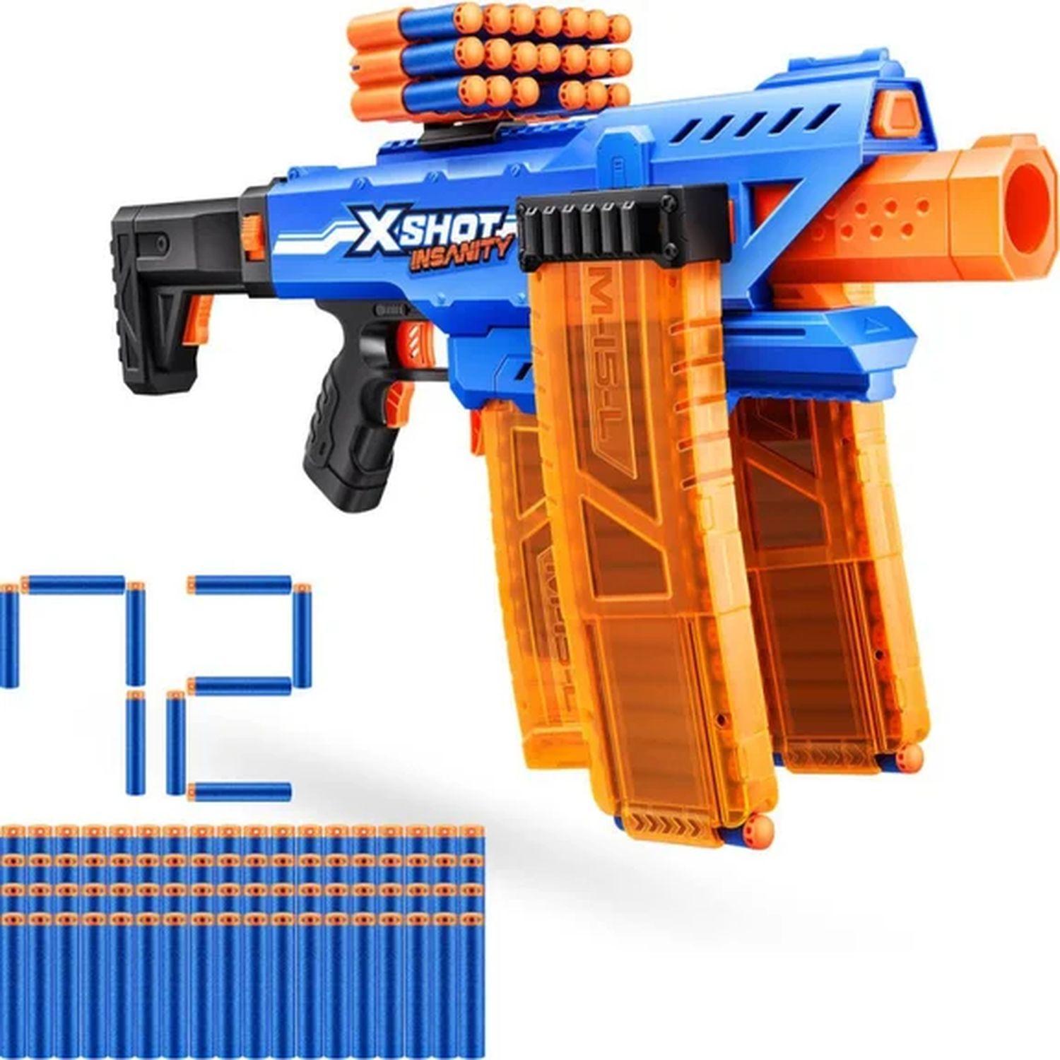 Voir la diapositive 2 : ZURU Blaster X-Shot Insanity Clip Mania