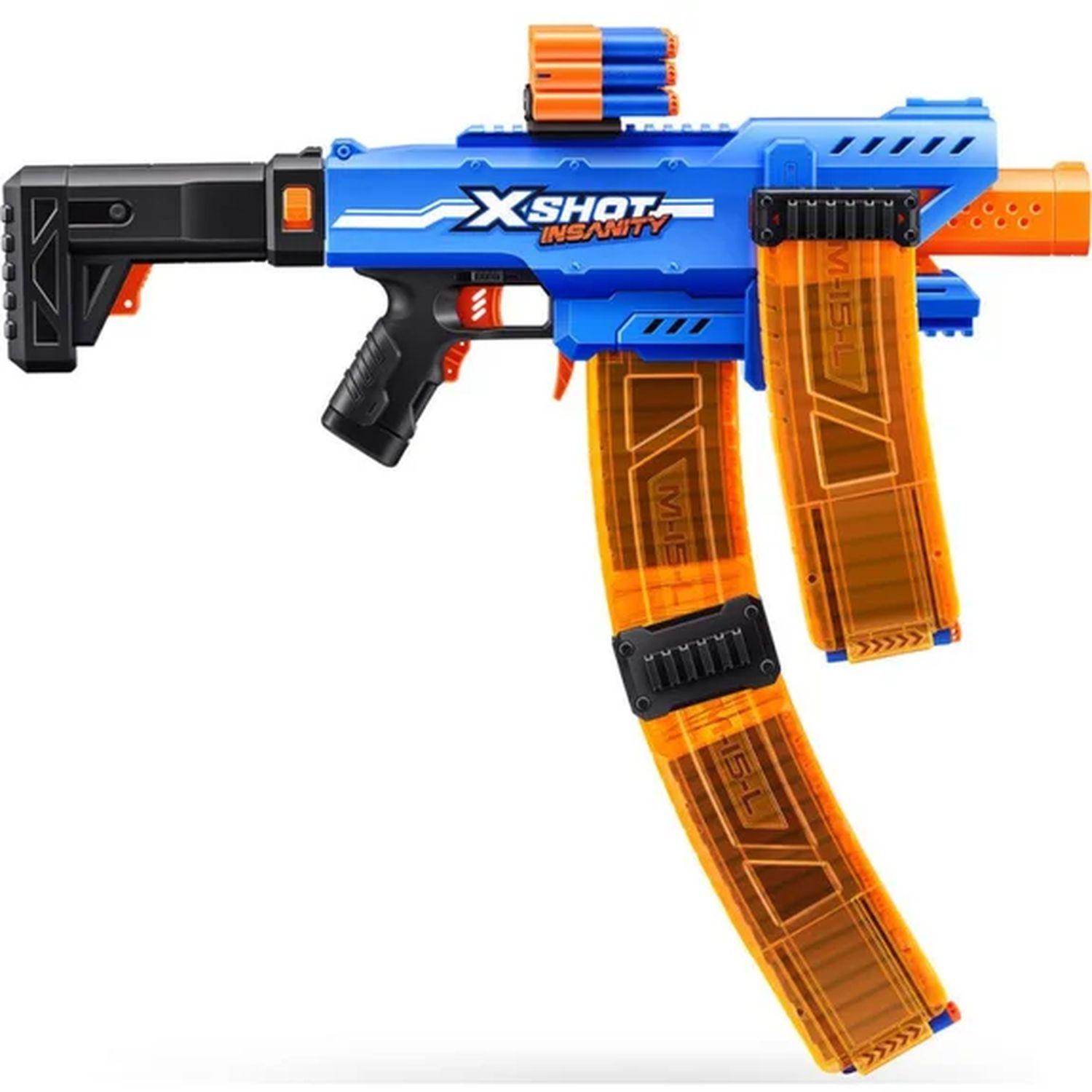 Voir la diapositive 4 : ZURU Blaster X-Shot Insanity Clip Mania