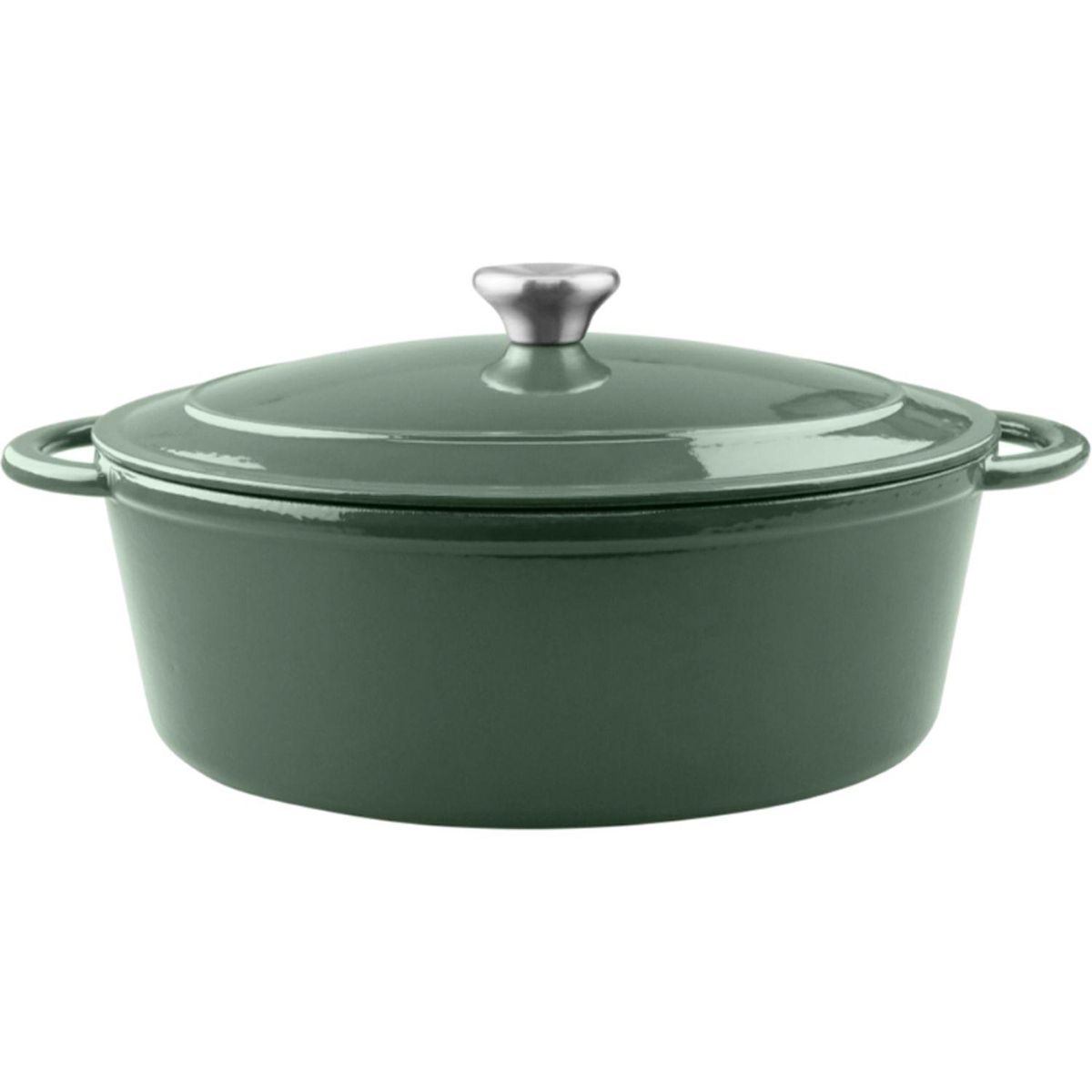 ACTUEL Cocotte ovale 4 L en fonte émaillée tous feux dont induction