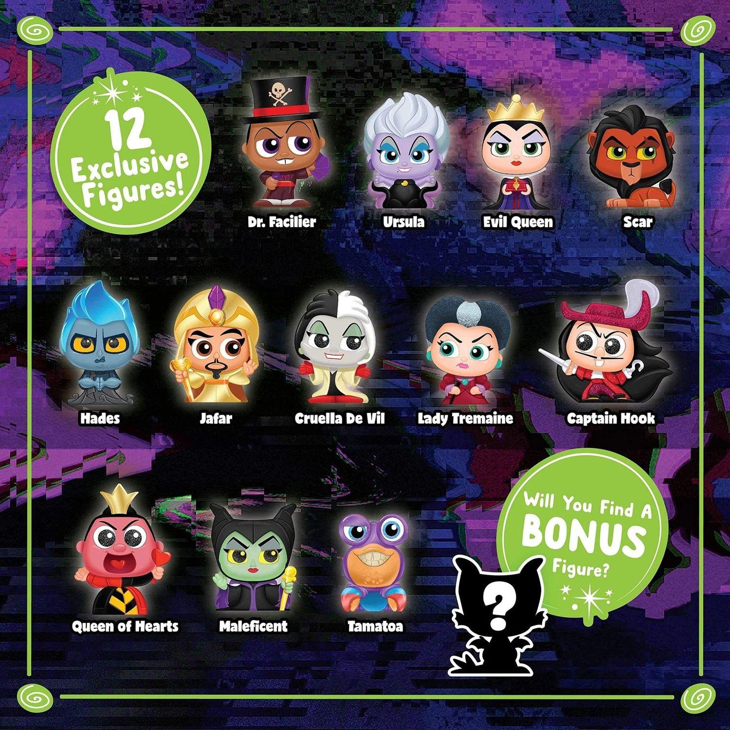Voir la diapositive 3 : JUST PLAY Figurines x12 Doorables Vilains Disney