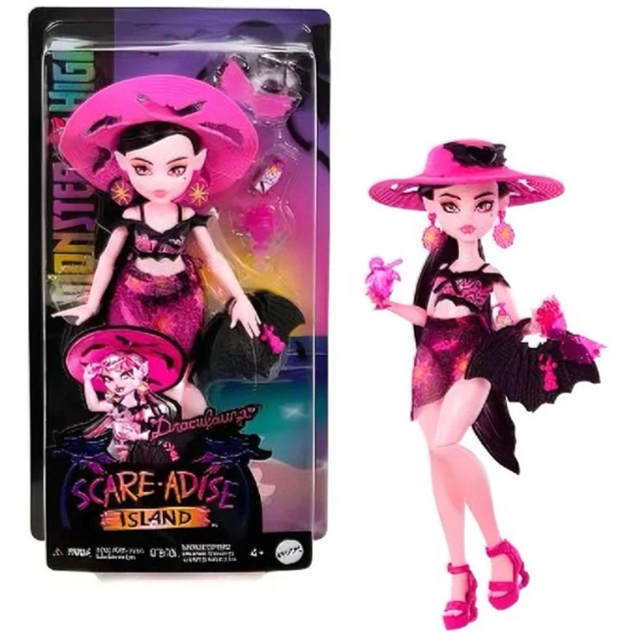 Voir la diapositive 6 : MATTEL Poupée Monster High Scare Adise Island DracuLaura