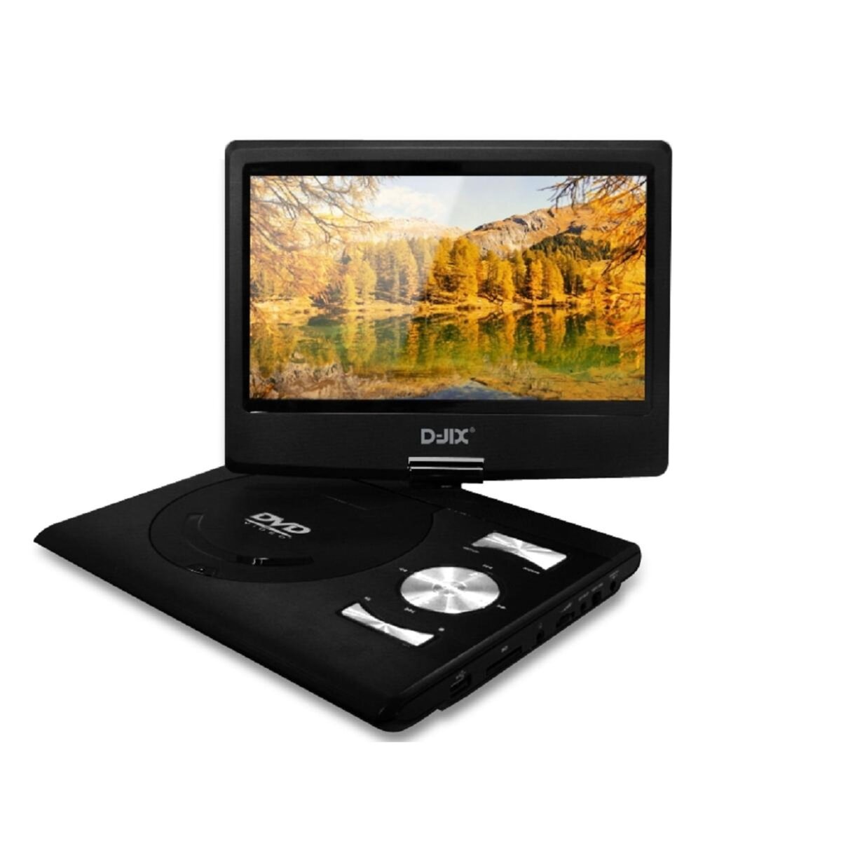 D-JIX PVS 1002-40L - Noir - Lecteur DVD portable