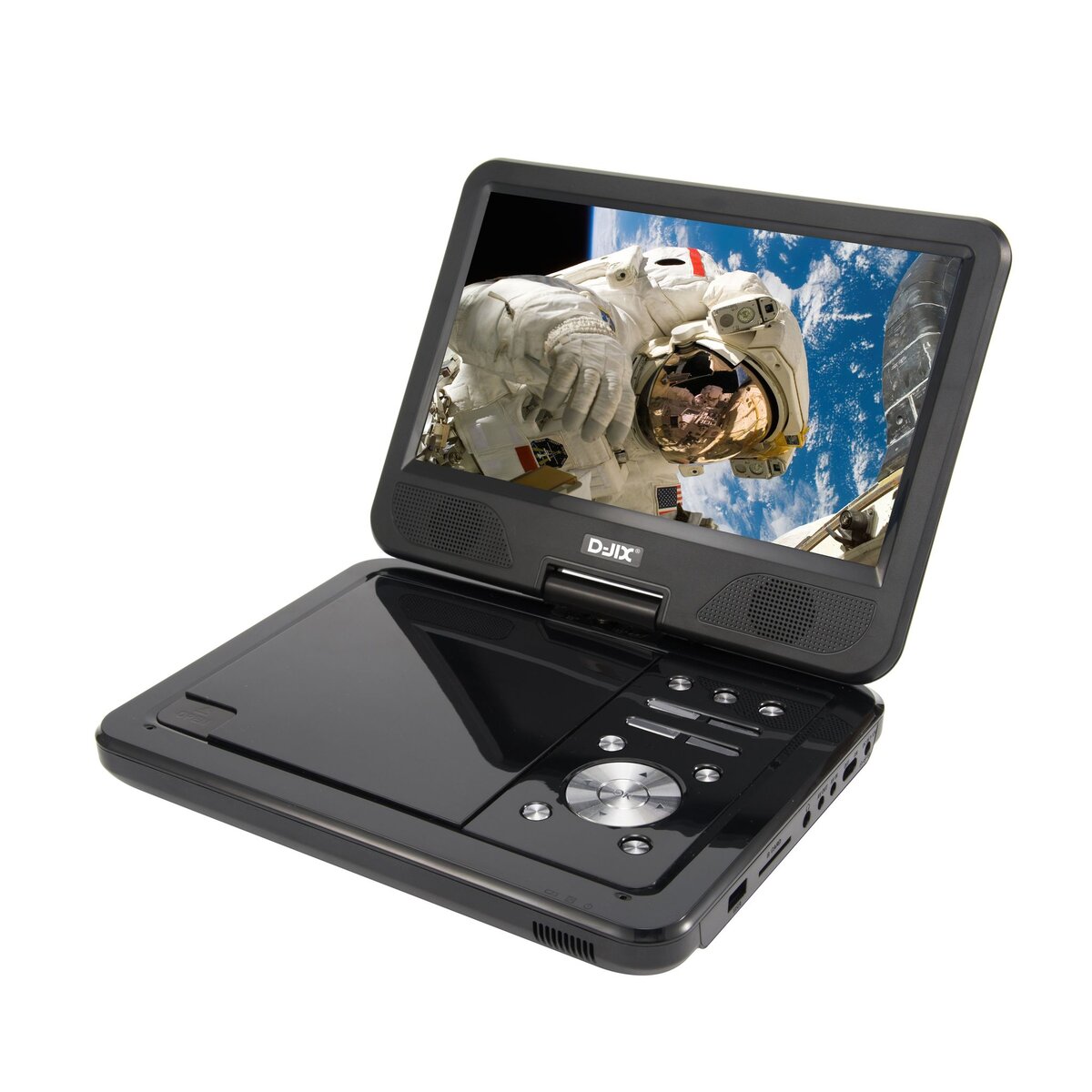 D-JIX Lecteur DVD portable avec écran rotatif PVS 1006-20