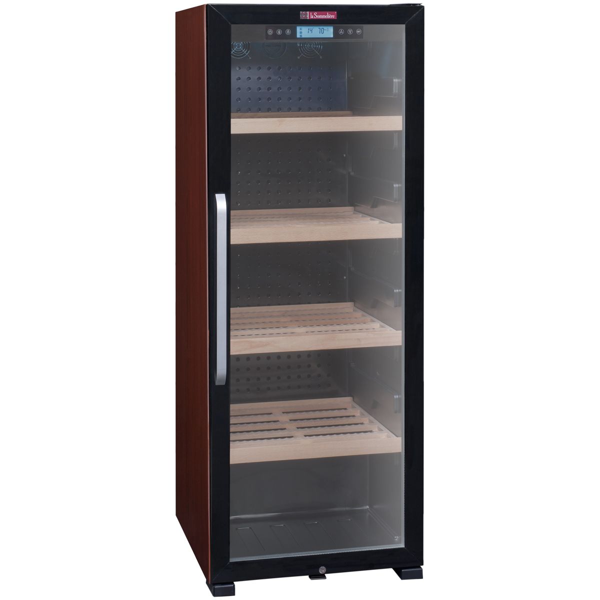 SOMMELIERE Cave à vin de viellissement CTVE186A - 194 bouteilles - 44 dB - Porte vitrée