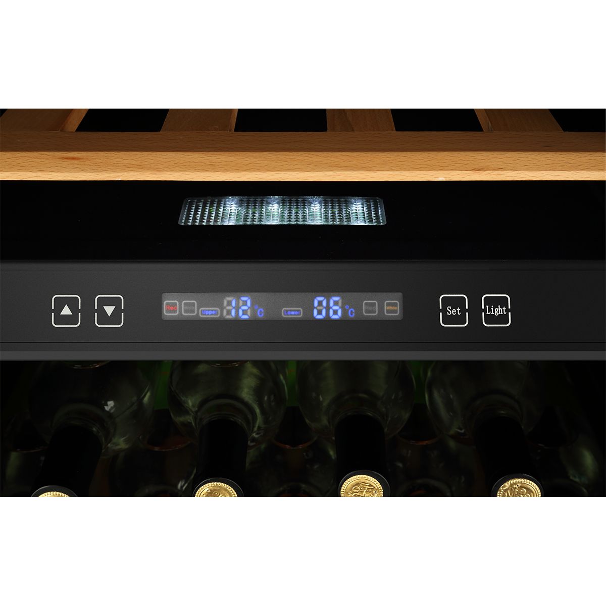 HAIER Cave à vin de conservation WS46GDBE, 46 Bouteilles, 42 dB, Porte Vitrée