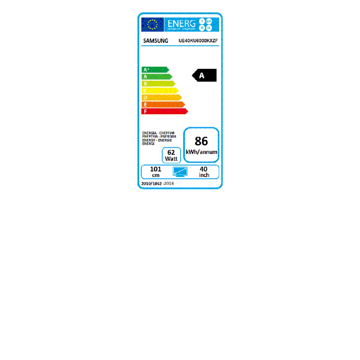 SAMSUNG UE40KU6000 - Téléviseur LED - Ultra HD - 101 cm / 40 pouces - Smart TV