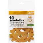LE PARFAIT Sachet de 10 rondelles 2 oreilles universelles