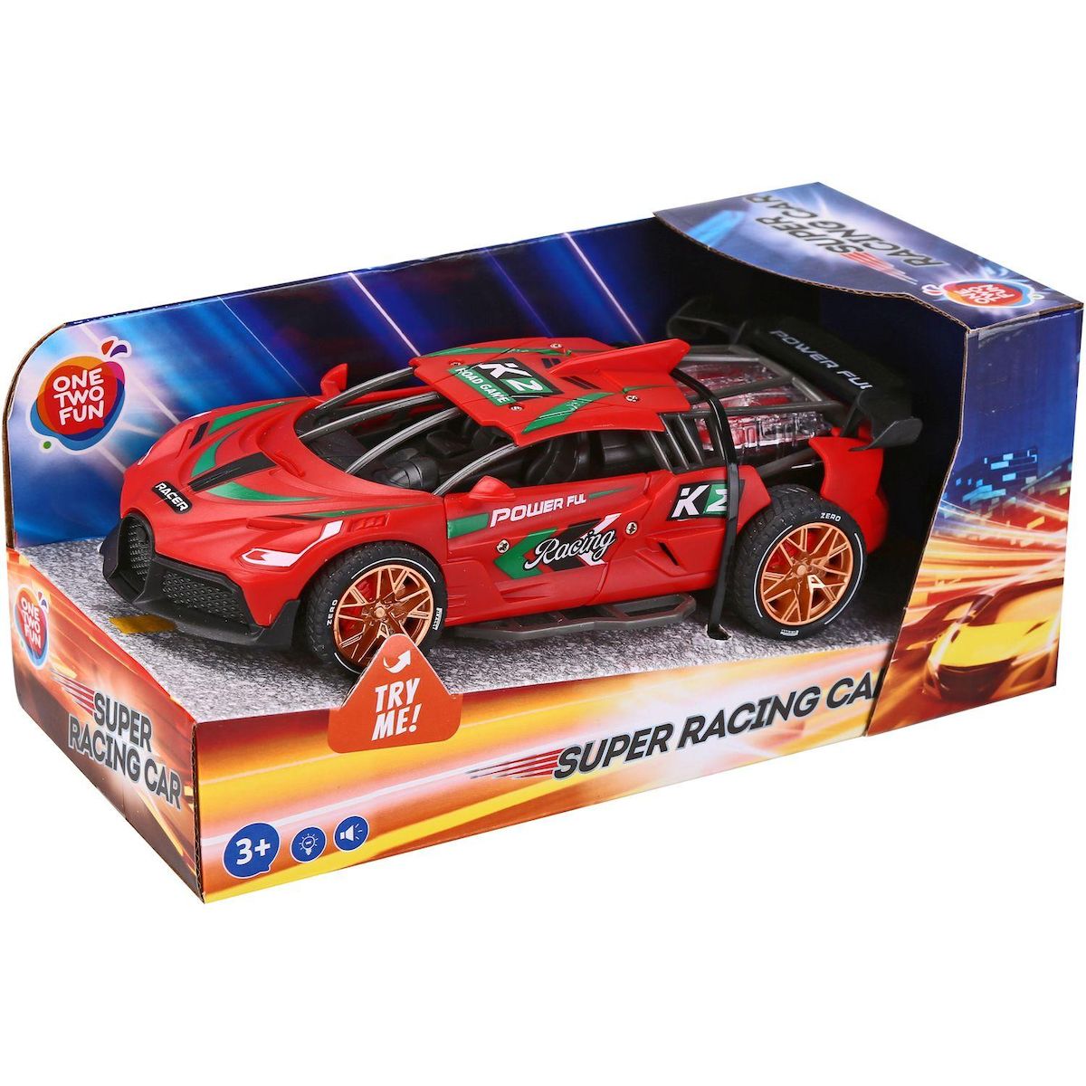 ONE TWO FUN Voiture Racing son et lumière