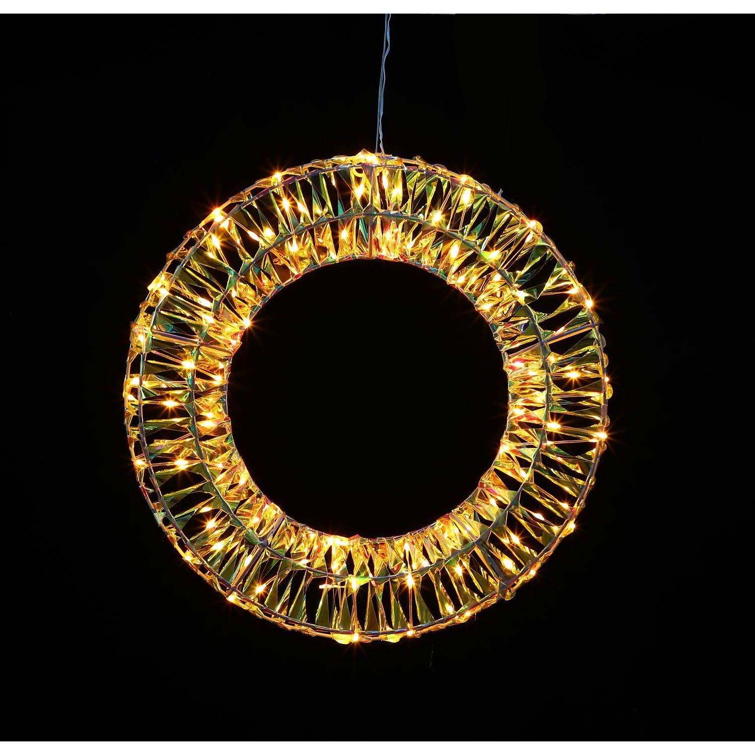 ACTUEL Couronne lumineux Ø 45 cm - 120 LED Multicolore