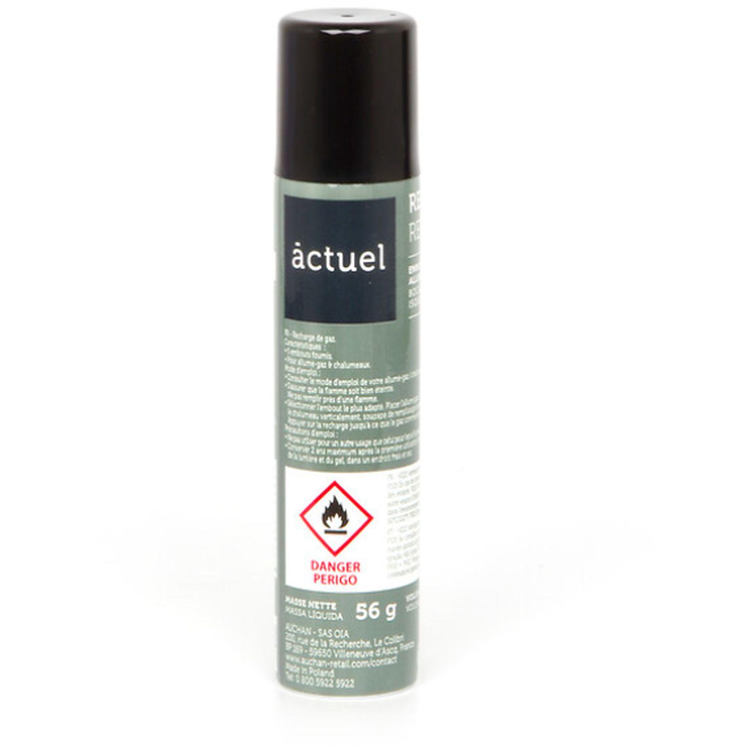Voir la diapositive 2 : ACTUEL Recharge gaz 100 ml