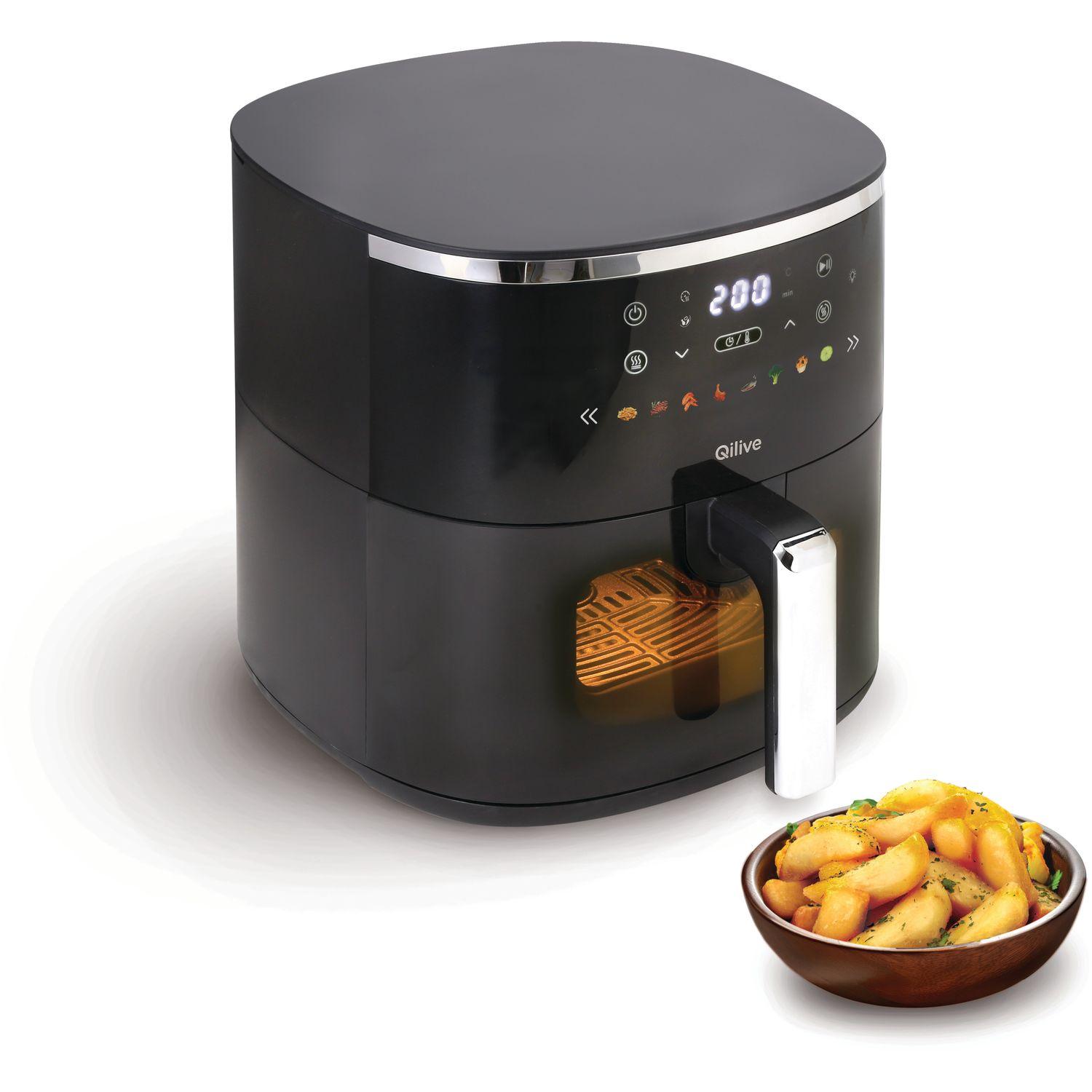 Voir la diapositive 3 : QILIVE Friteuse électrique sans huile à air chaud Q.5413 - Noir