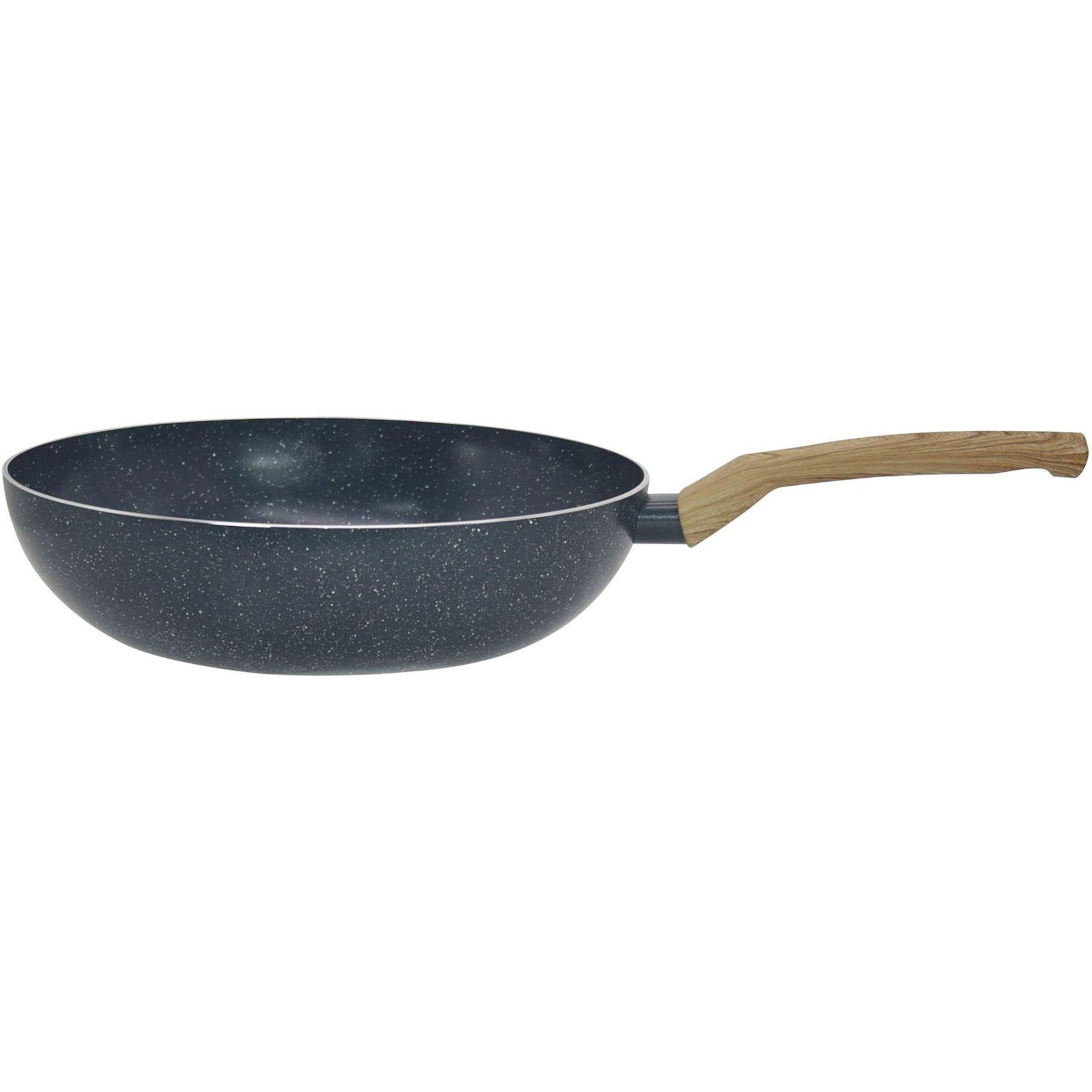 ACTUEL Wok 28cm aluminium tous feux sauf induction