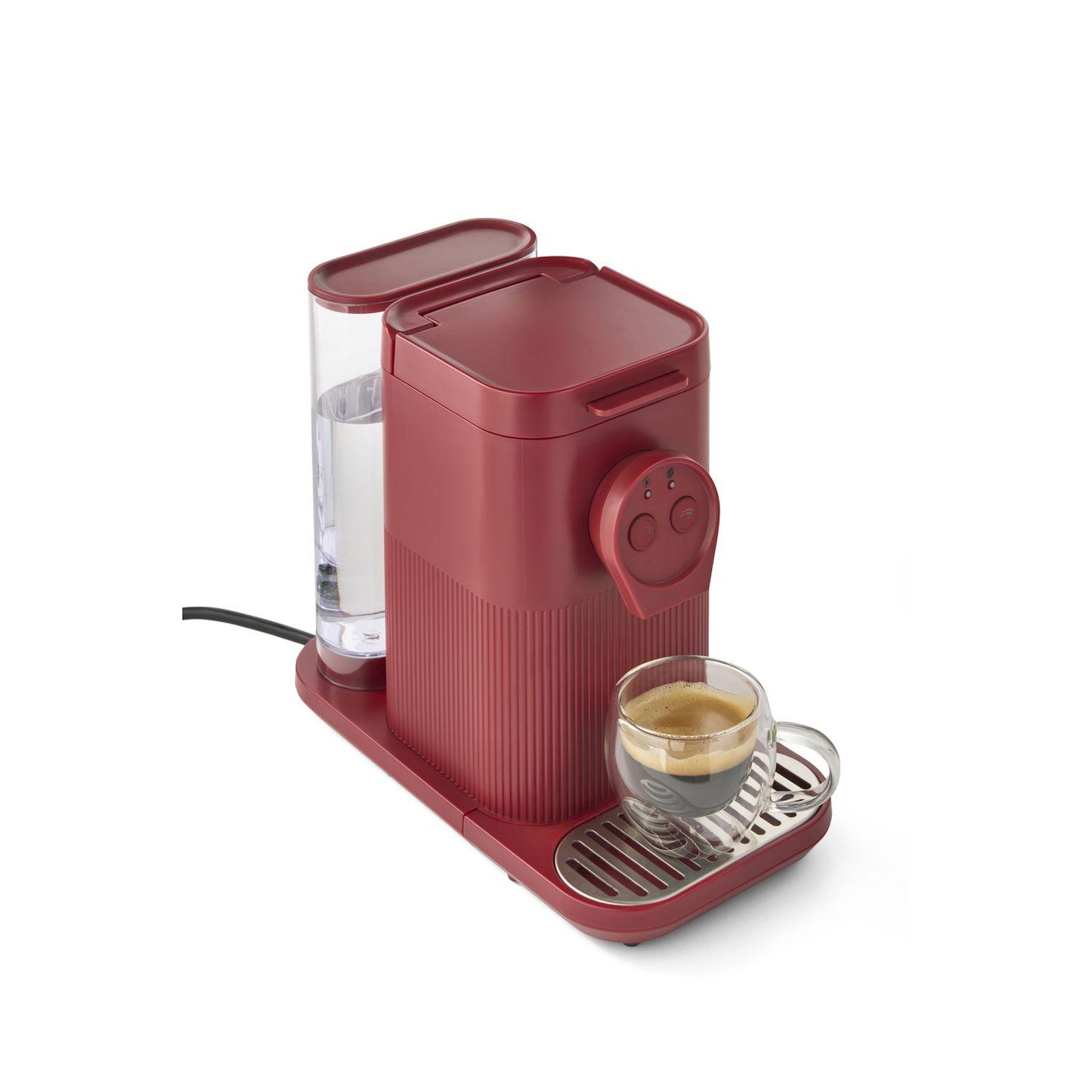 Voir la diapositive 2 : QILIVE Cafetière à dosettes Q.5703 compatible Senseo - Rouge