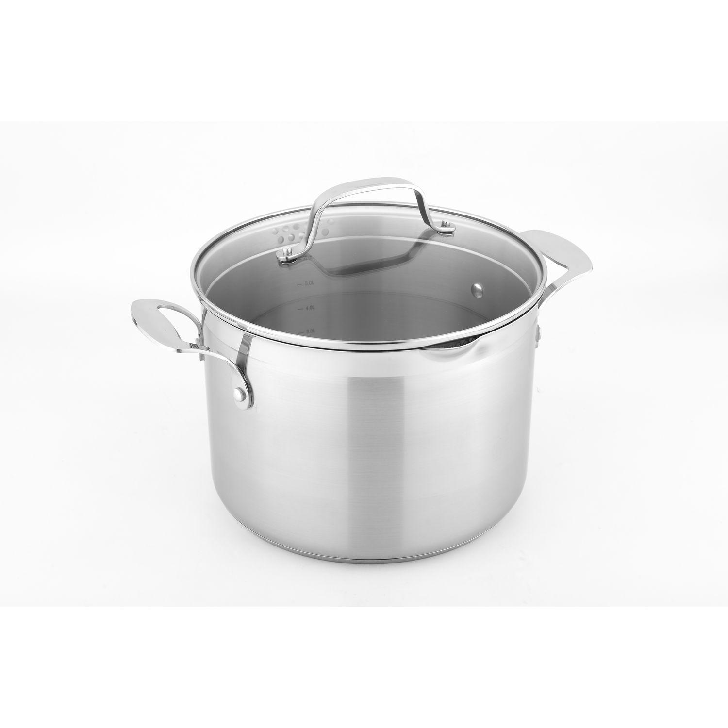 ACTUEL Marmite 28cm acier inoxydable tous feux dont induction