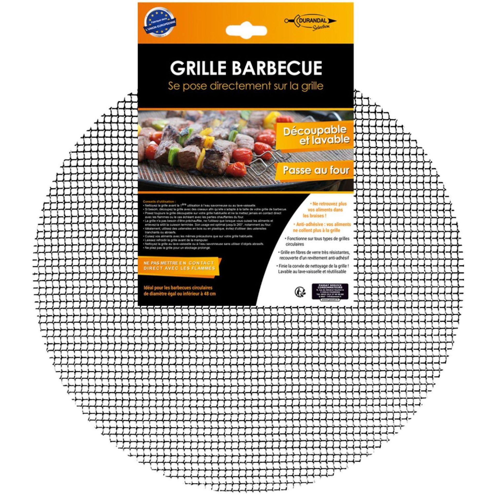 DURANDAL Grille barbecue ronde diam. 48 cm