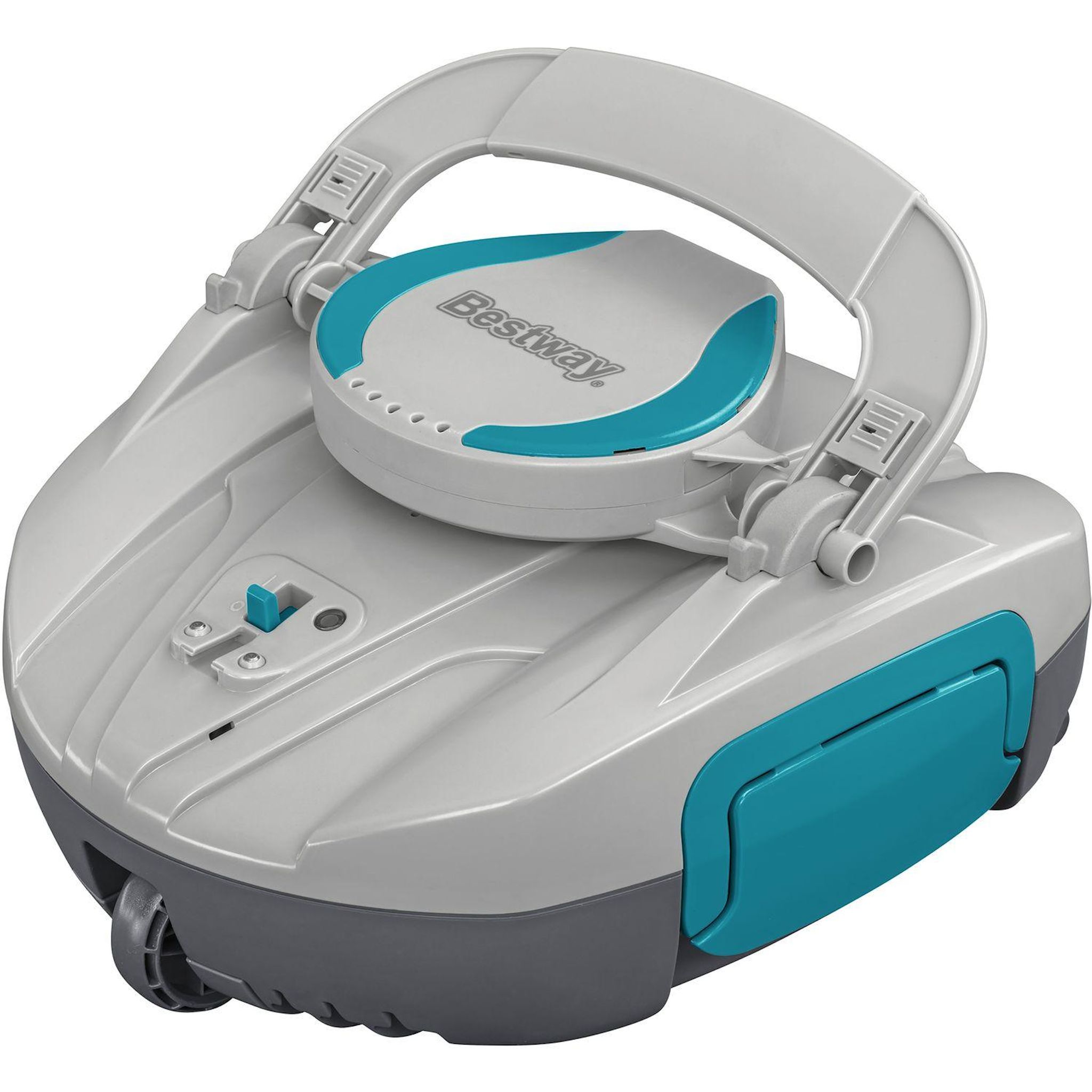 BESTWAY Robot aspirateur piscine rechargeable Quartz - - nettoyage fond plat - 10 m² max